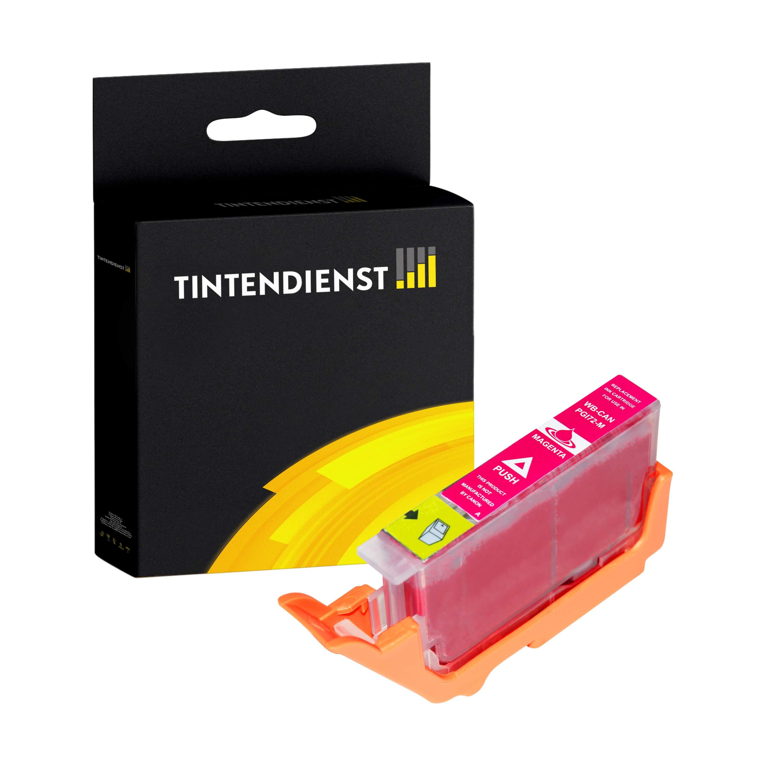 Tintendienst kompatibel für Canon Tintenpatrone 6405B001 / PGI-72M Magenta