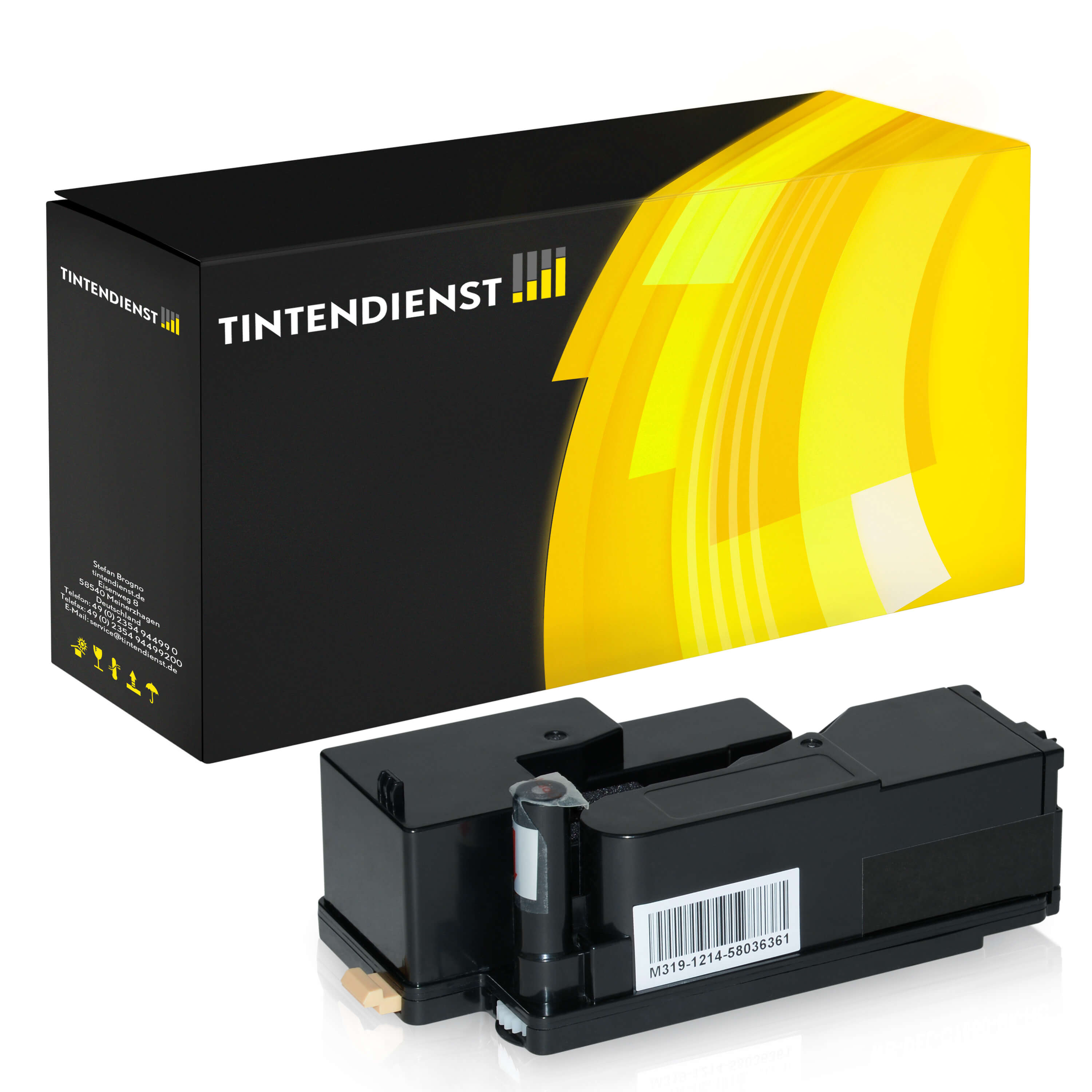 Toner kompatibel zu Dell 7C6F7, schwarz