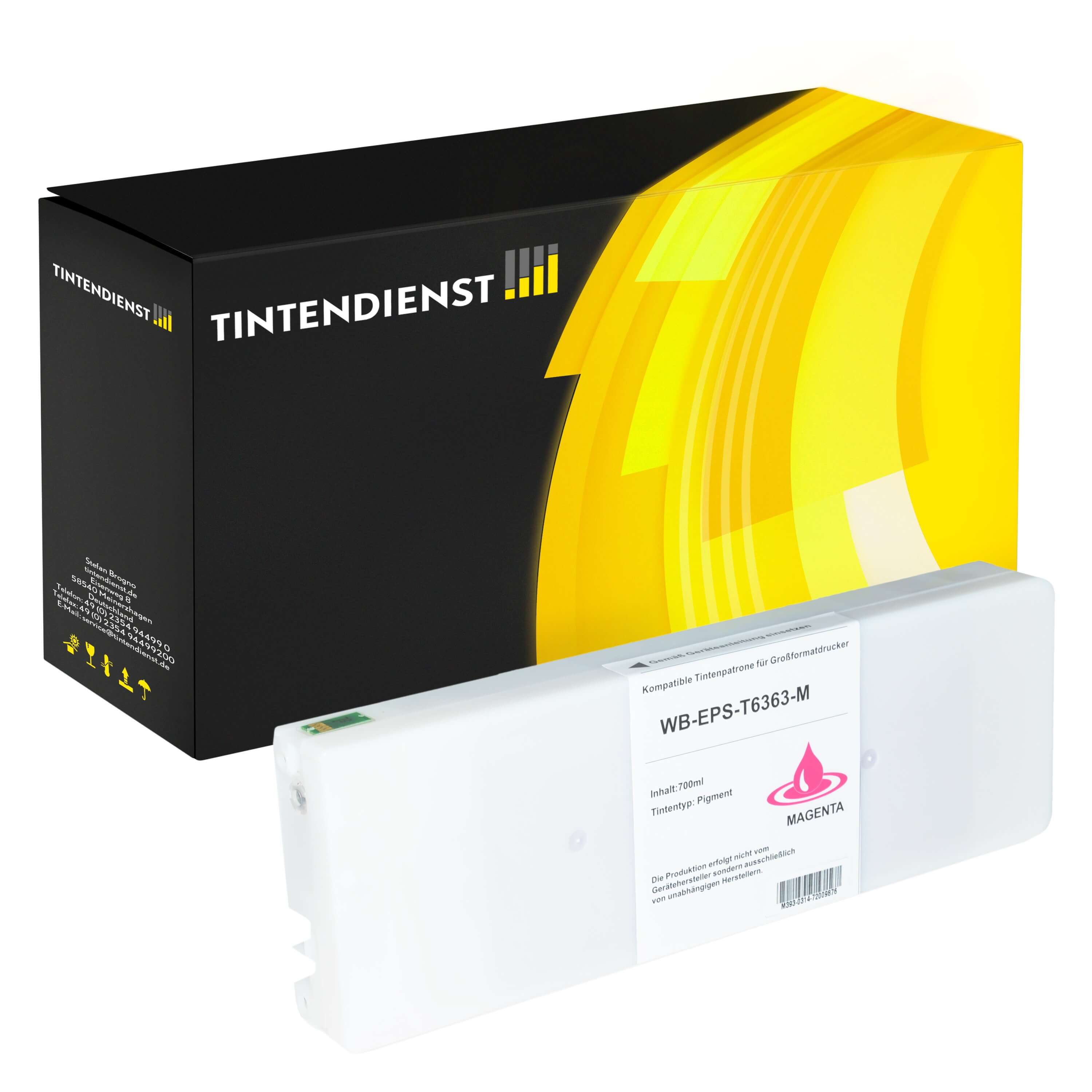Druckerpatrone kompatibel zu Epson T5963, magenta