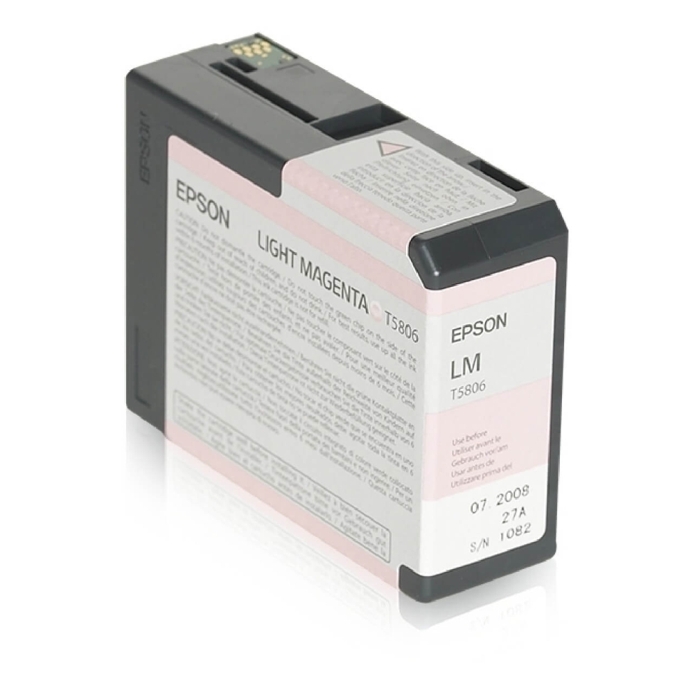 Original Epson Tintenpatrone C13T580600 / T5806 Light Magenta