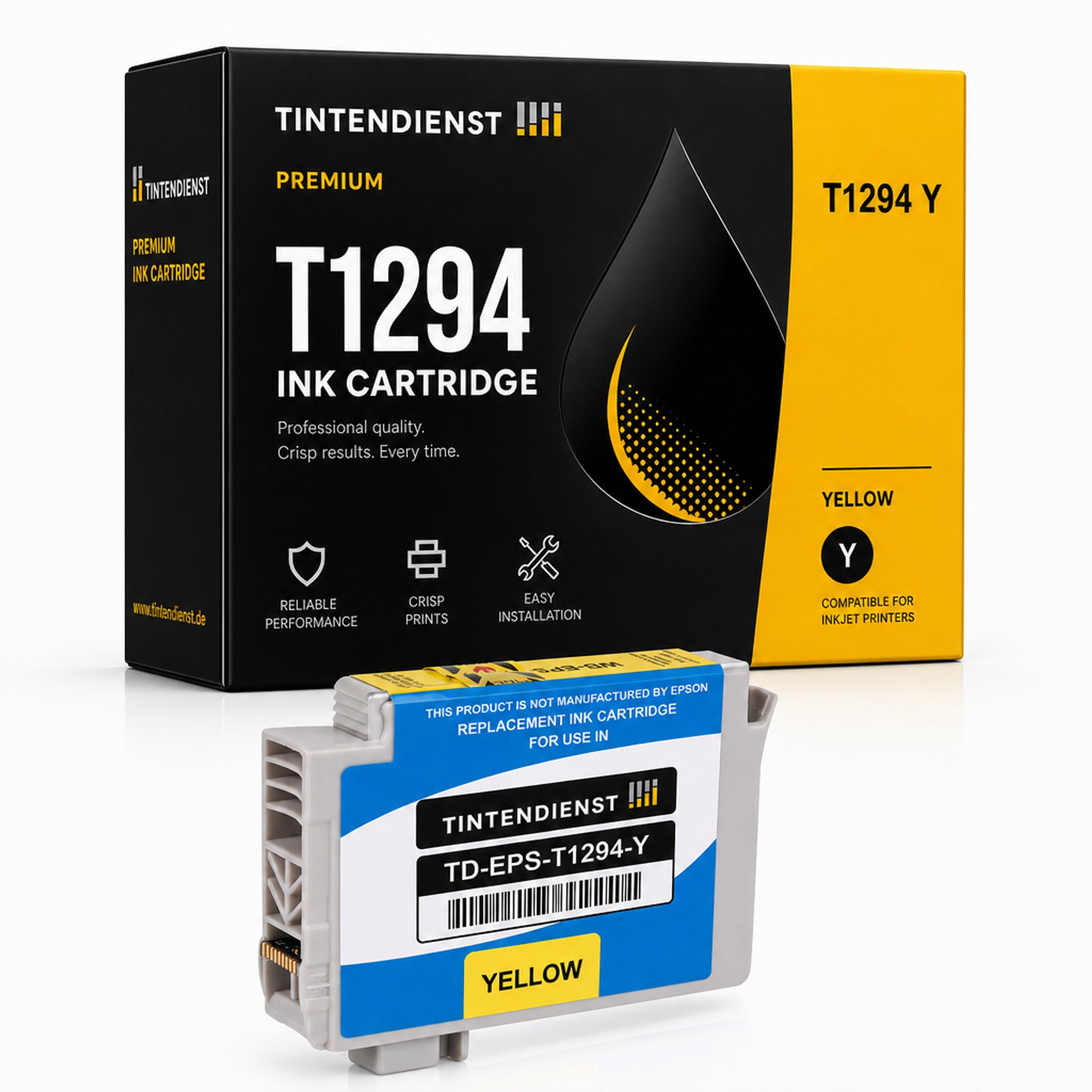 Druckerpatrone kompatibel zu Epson T1294, gelb