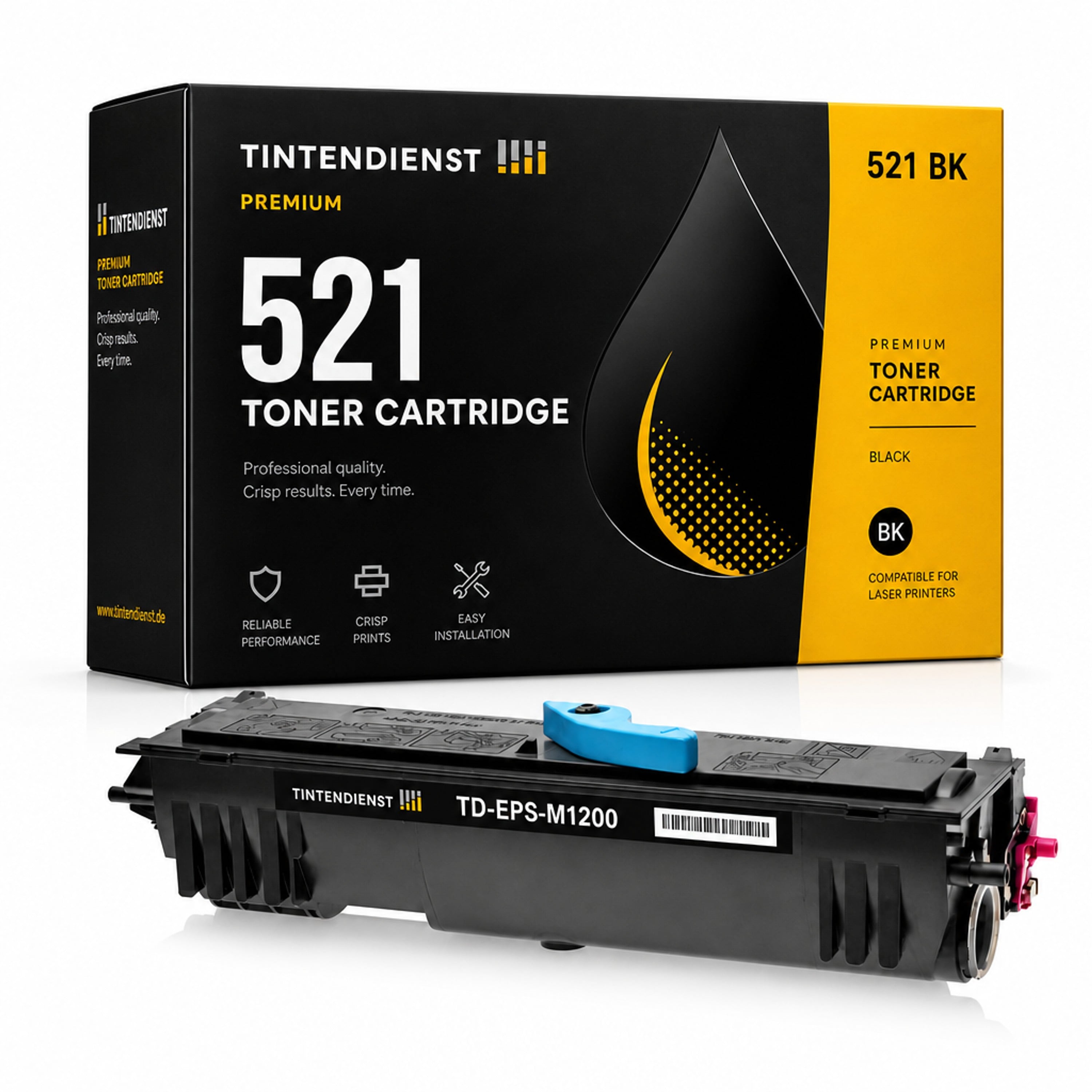 Toner kompatibel zu Epson 521, schwarz