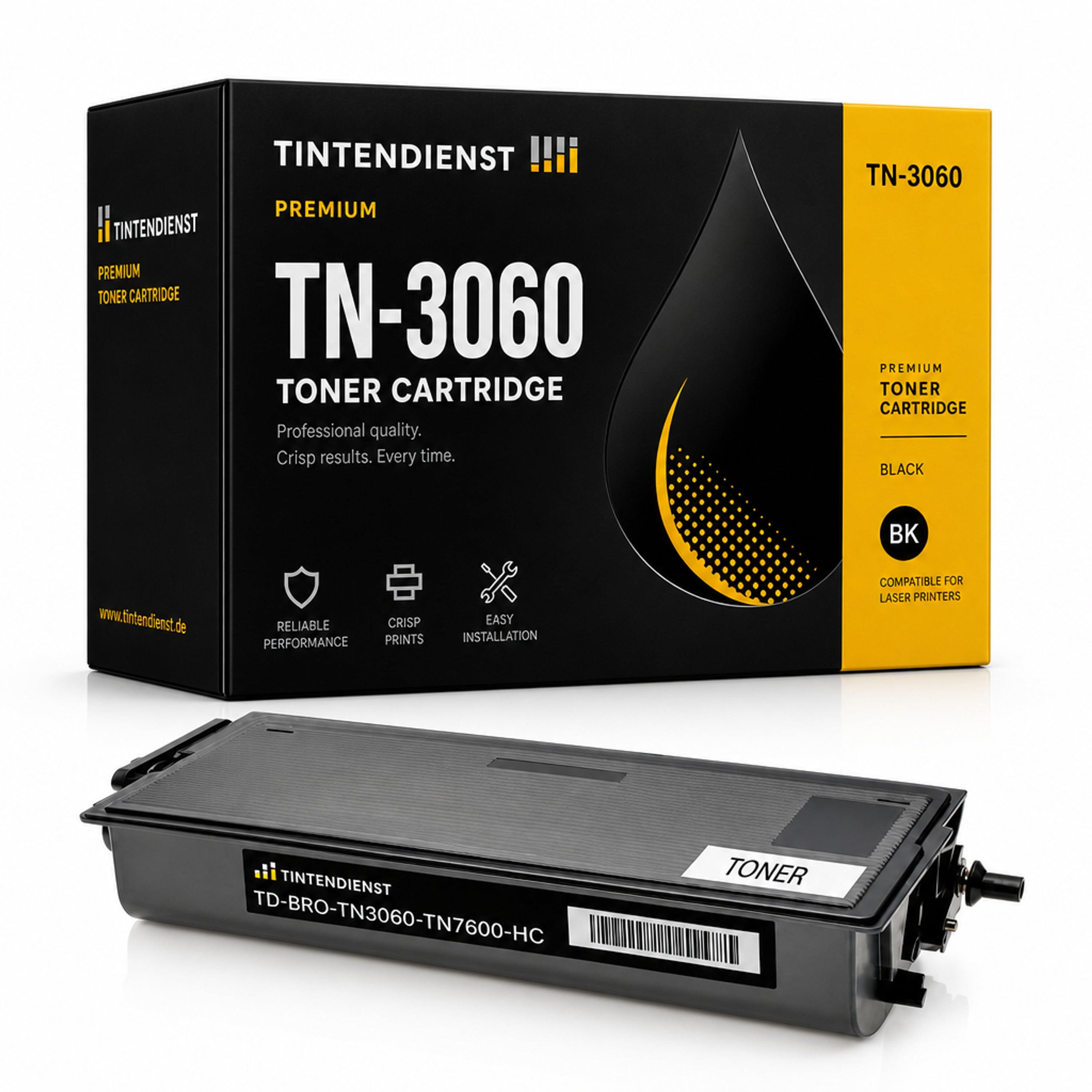 Toner kompatibel zu Brother TN-3060, schwarz