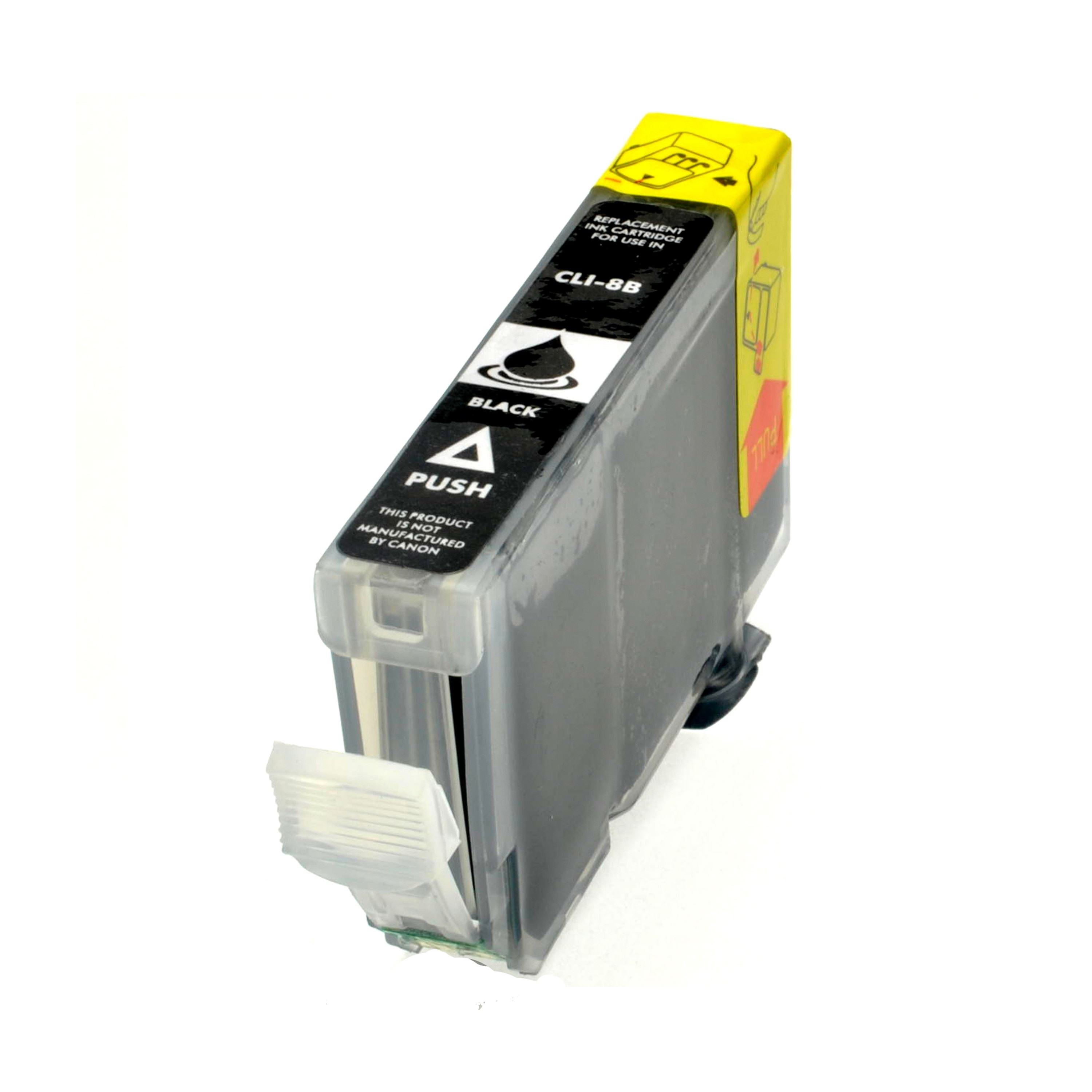 Druckerpatrone ersetzt Canon CLI-8BK, schwarz