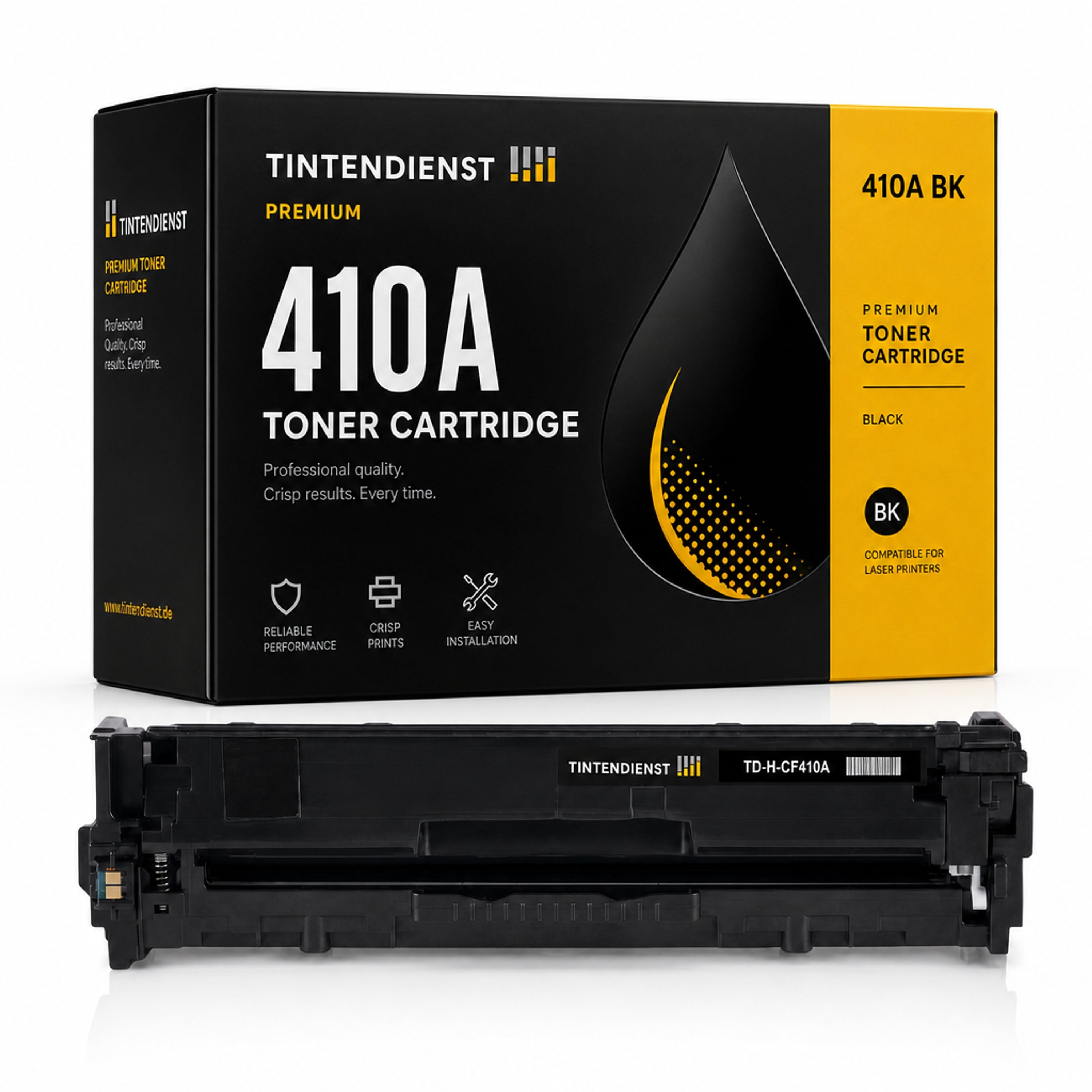 Toner kompatibel zu HP 410A, schwarz