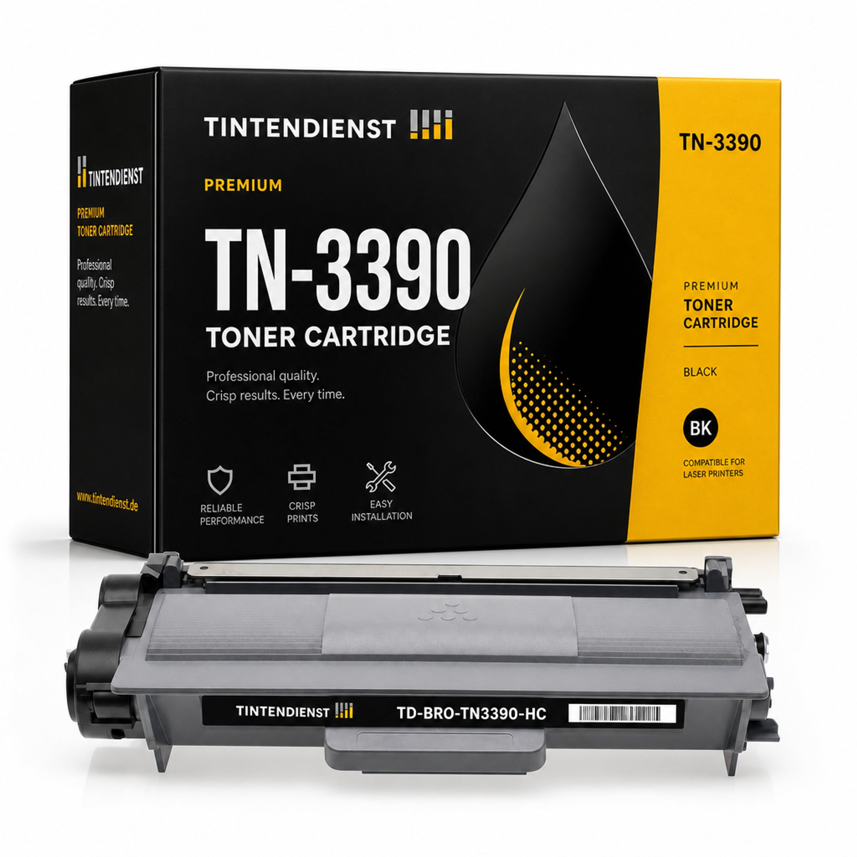 Toner kompatibel zu Brother TN-3390, schwarz