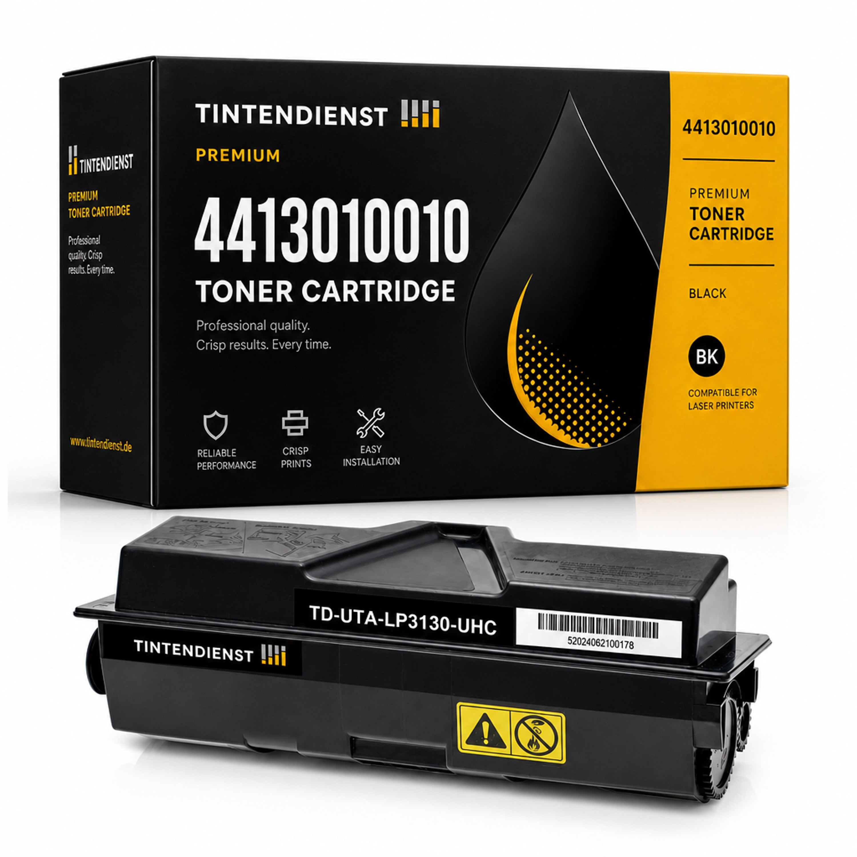 Toner kompatibel zu Utax 4413010010 XXL, schwarz