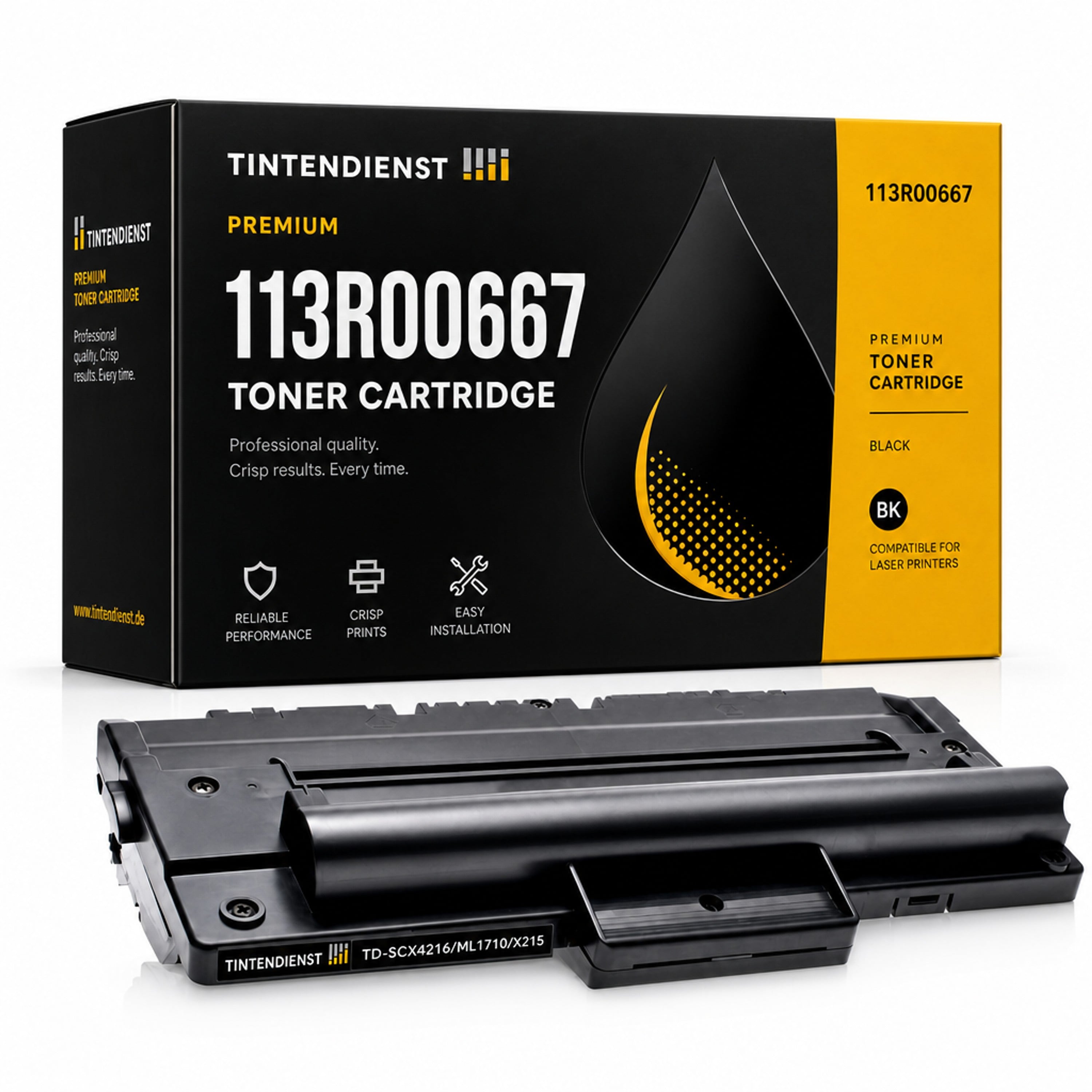 Toner kompatibel zu Xerox 113R00667, schwarz