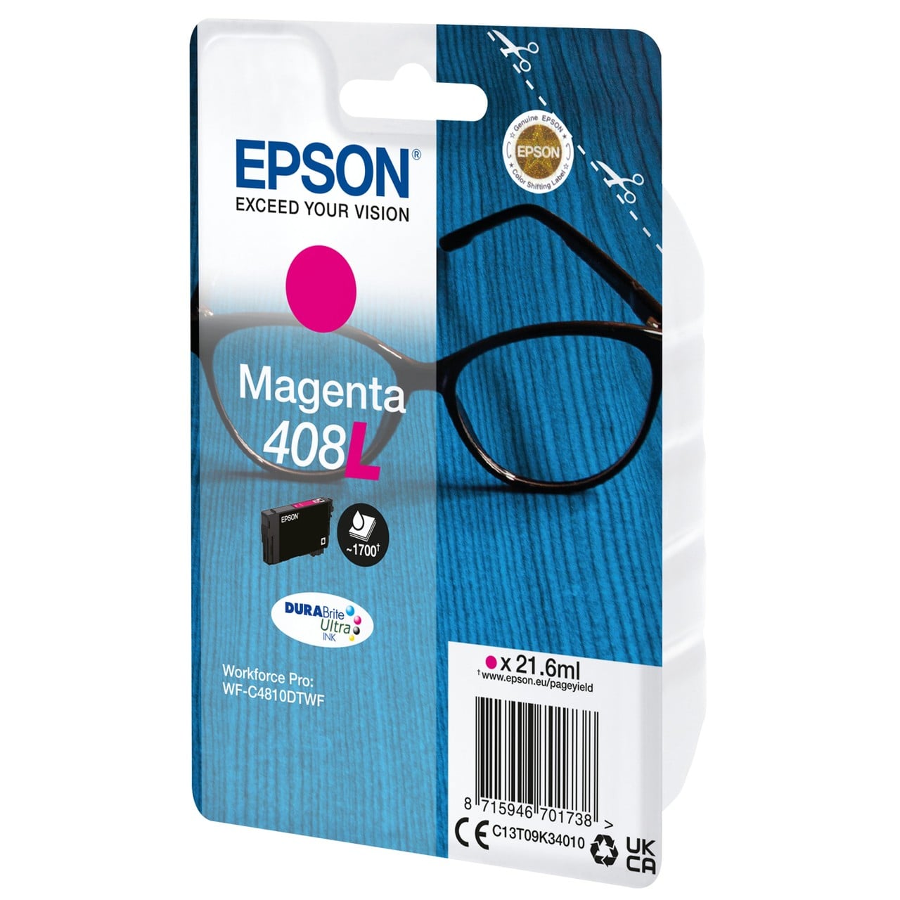 Epson 408L Druckerpatrone (C13T09K34010) magenta – Original Epson