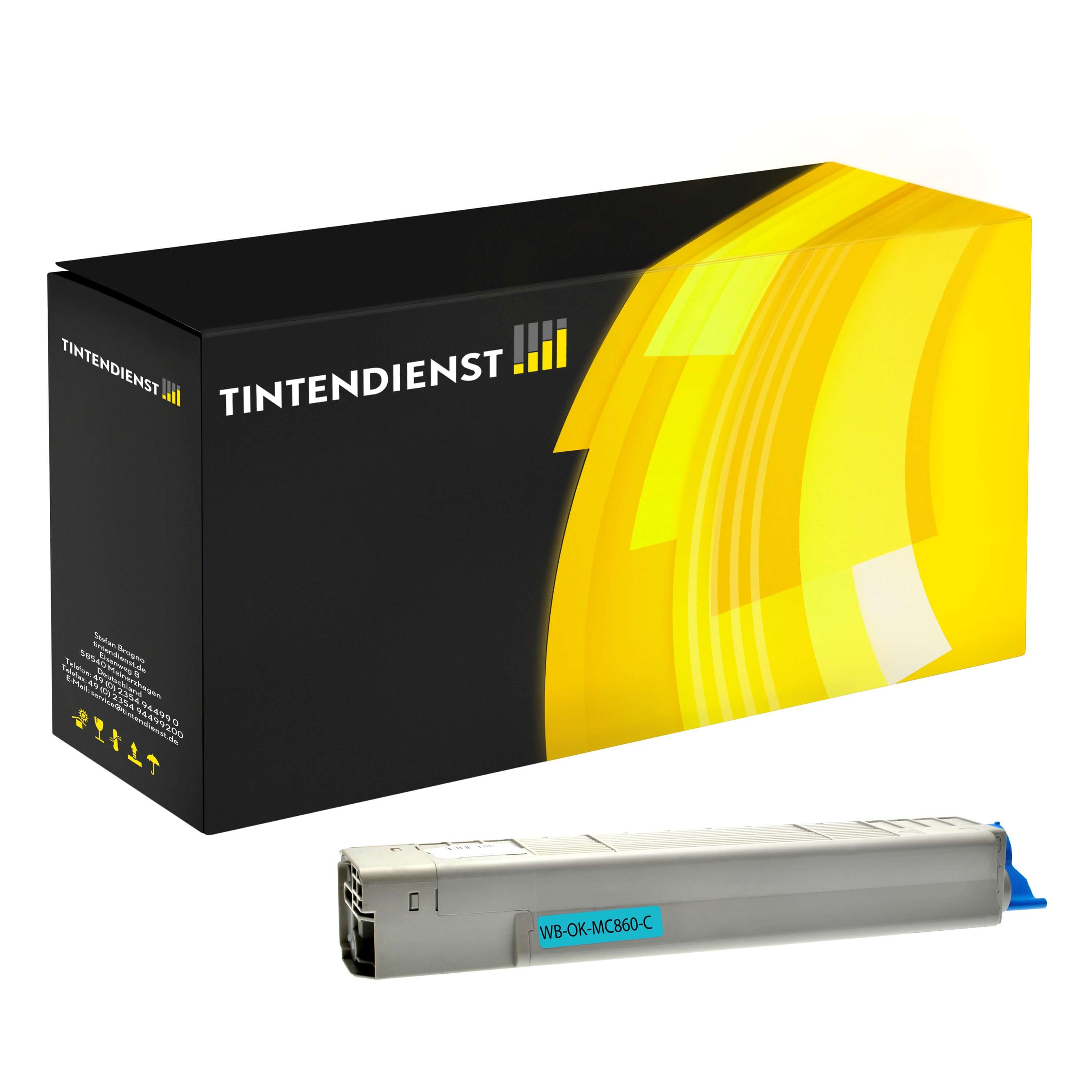 Toner kompatibel zu OKI 44059211, cyan