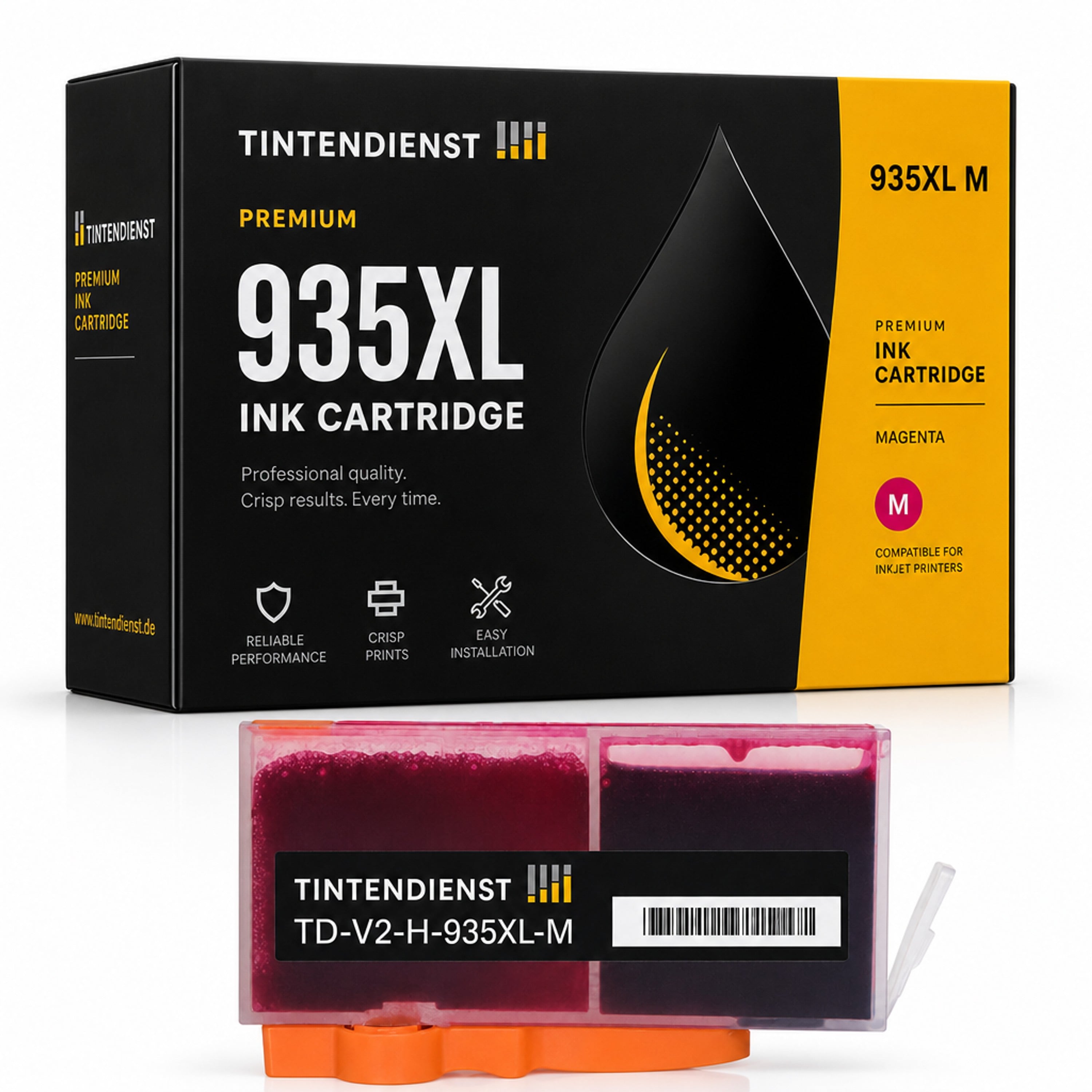 Druckerpatrone kompatibel zu HP 935XL, magenta