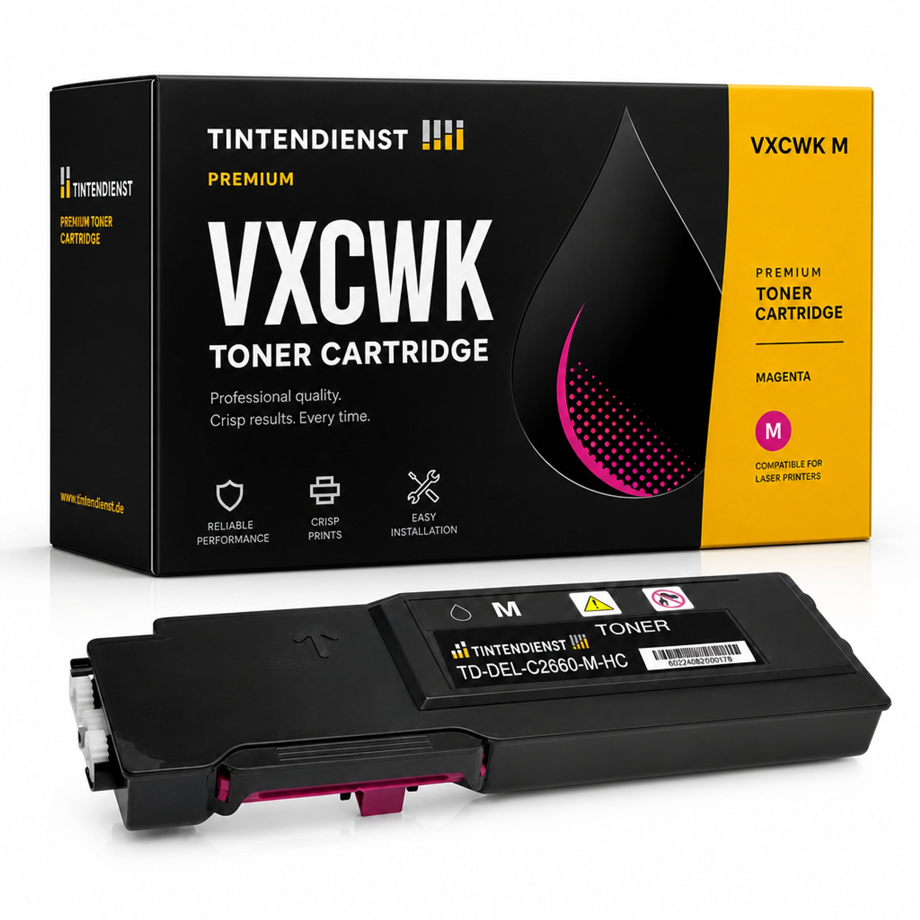 Toner kompatibel zu Dell VXCWK, magenta