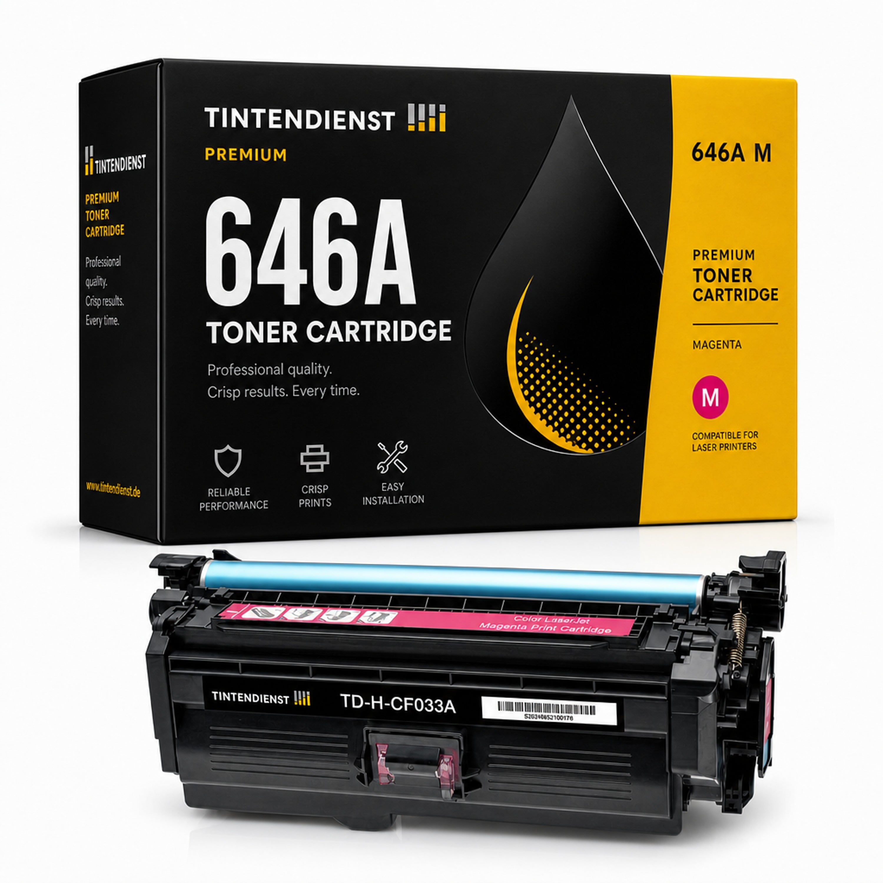 Toner kompatibel zu HP 646A, magenta