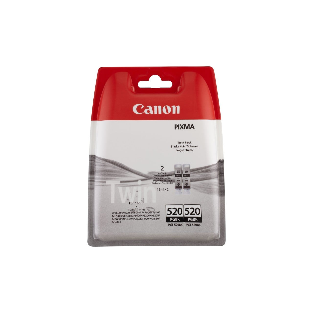 Original Canon Tintenpatronen PGI-520BK TwinPack