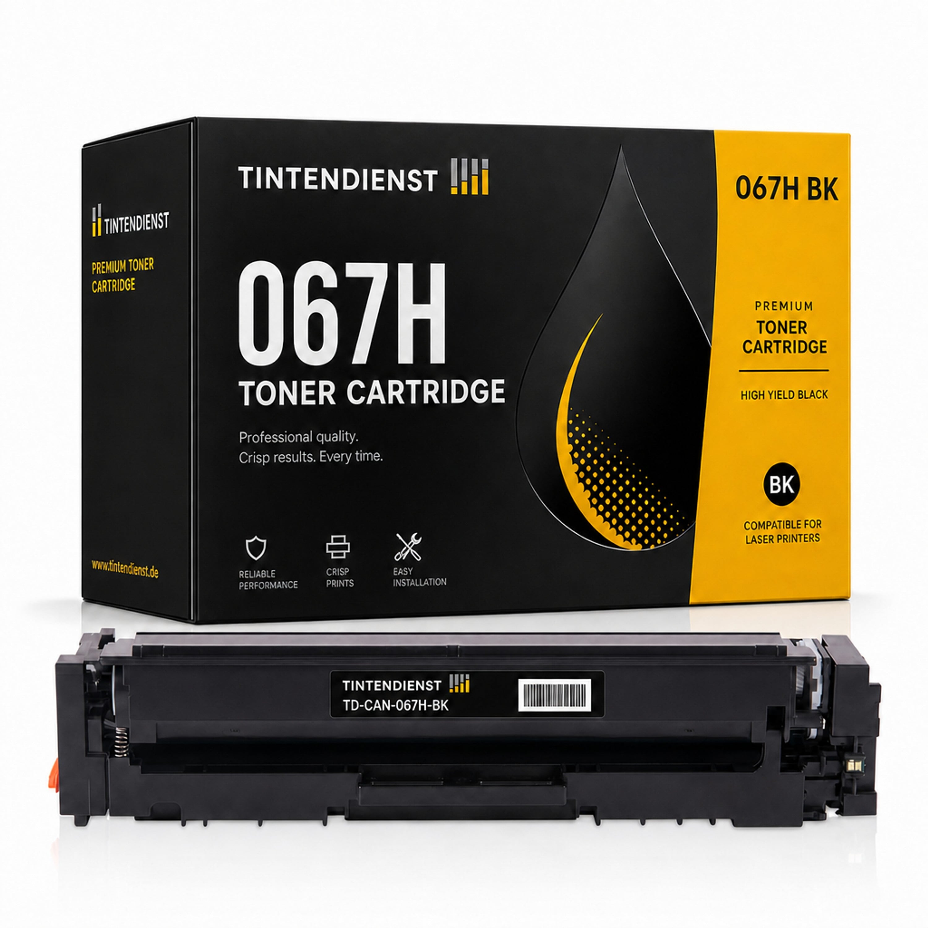 Toner kompatibel zu Canon 067H, schwarz