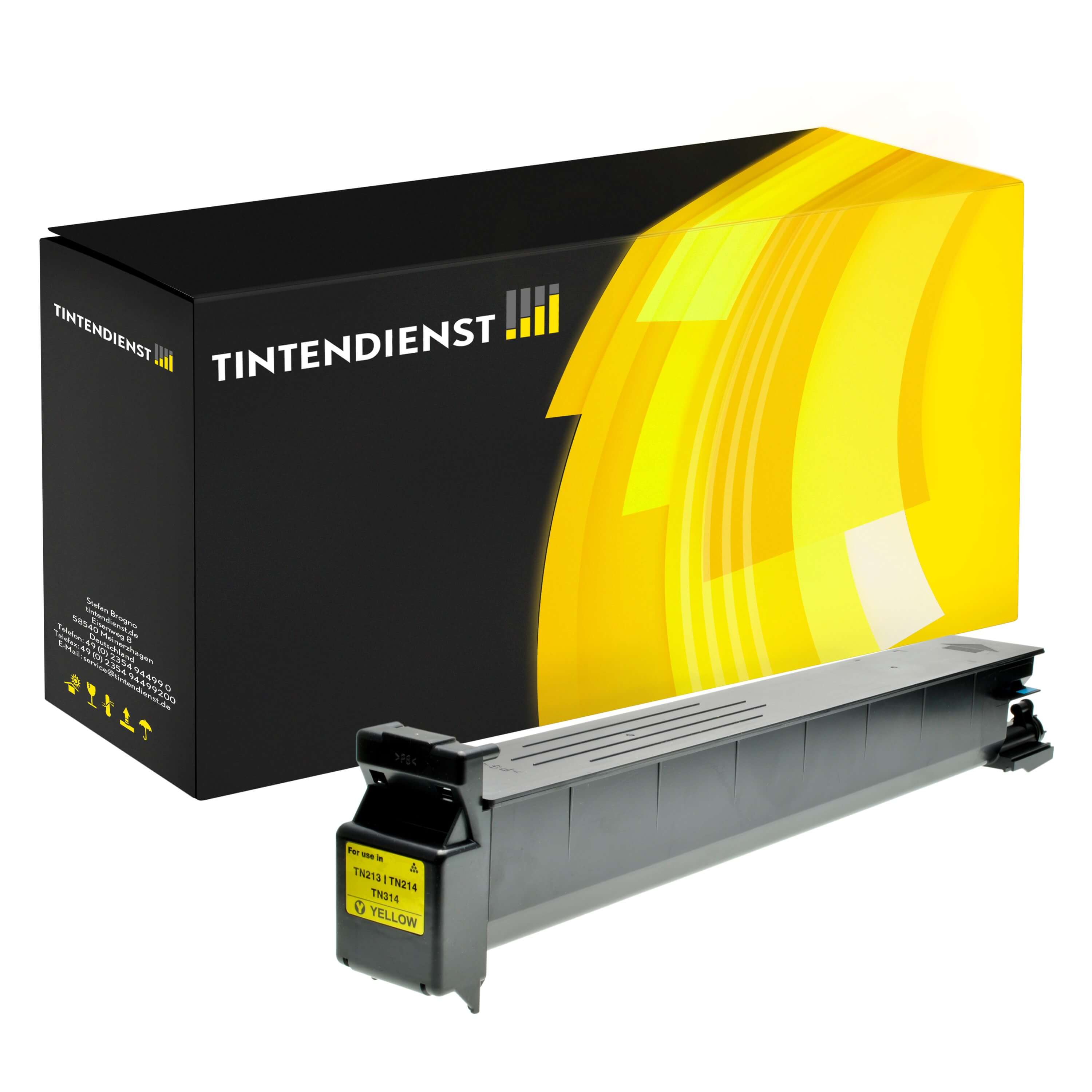 Toner kompatibel zu Konica Minolta TN-213Y, gelb