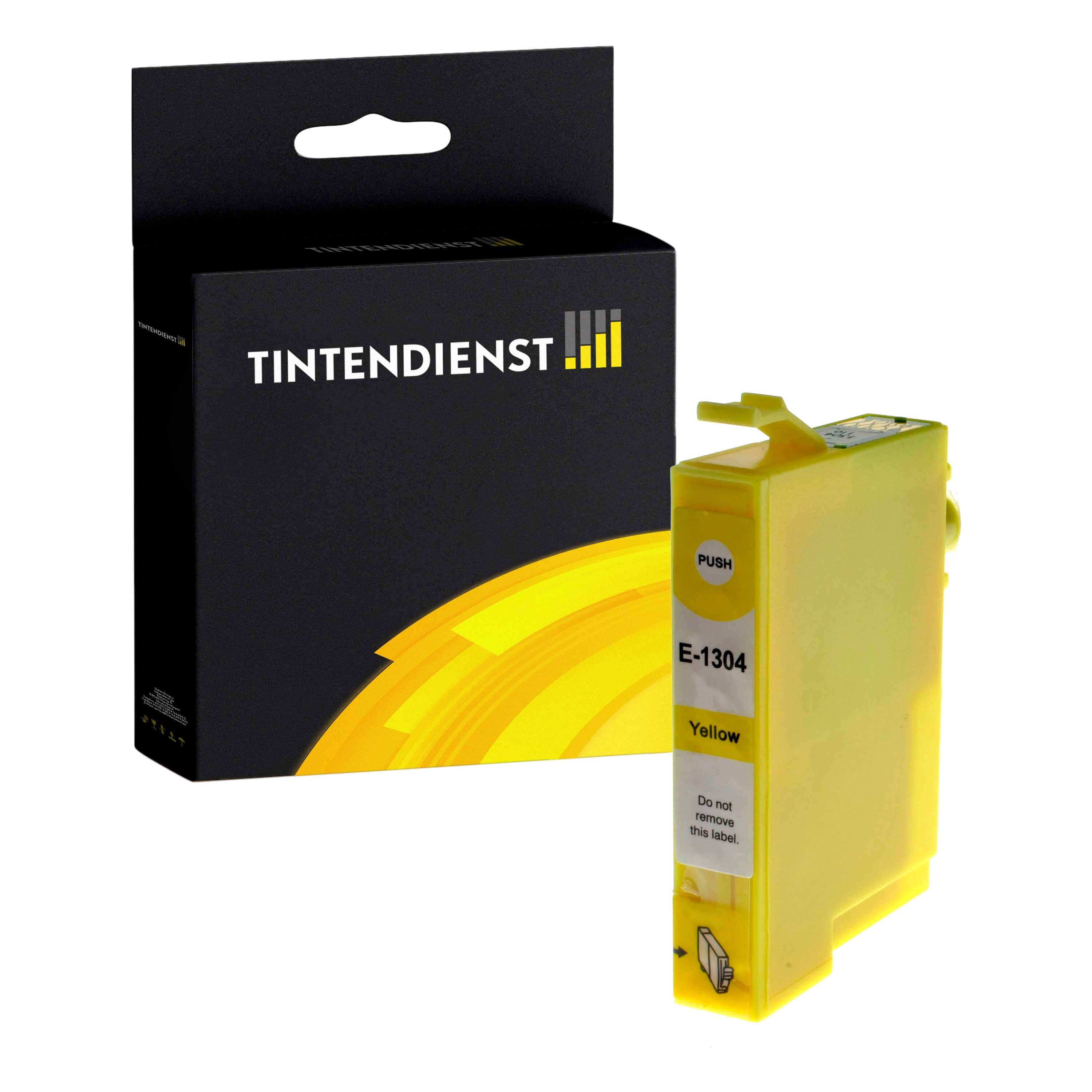 Tintendienst kompatibel für Epson Tintenpatrone C13T13044010 / T1304 Gelb