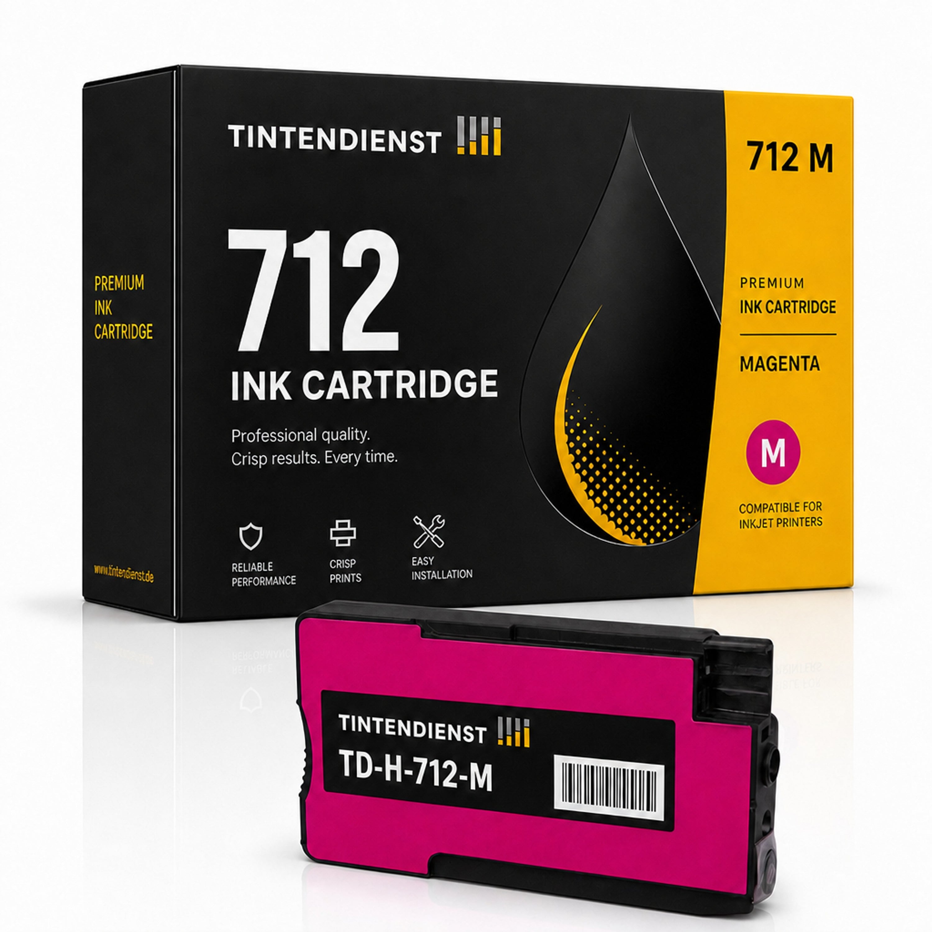 Druckerpatrone kompatibel zu HP 712, magenta