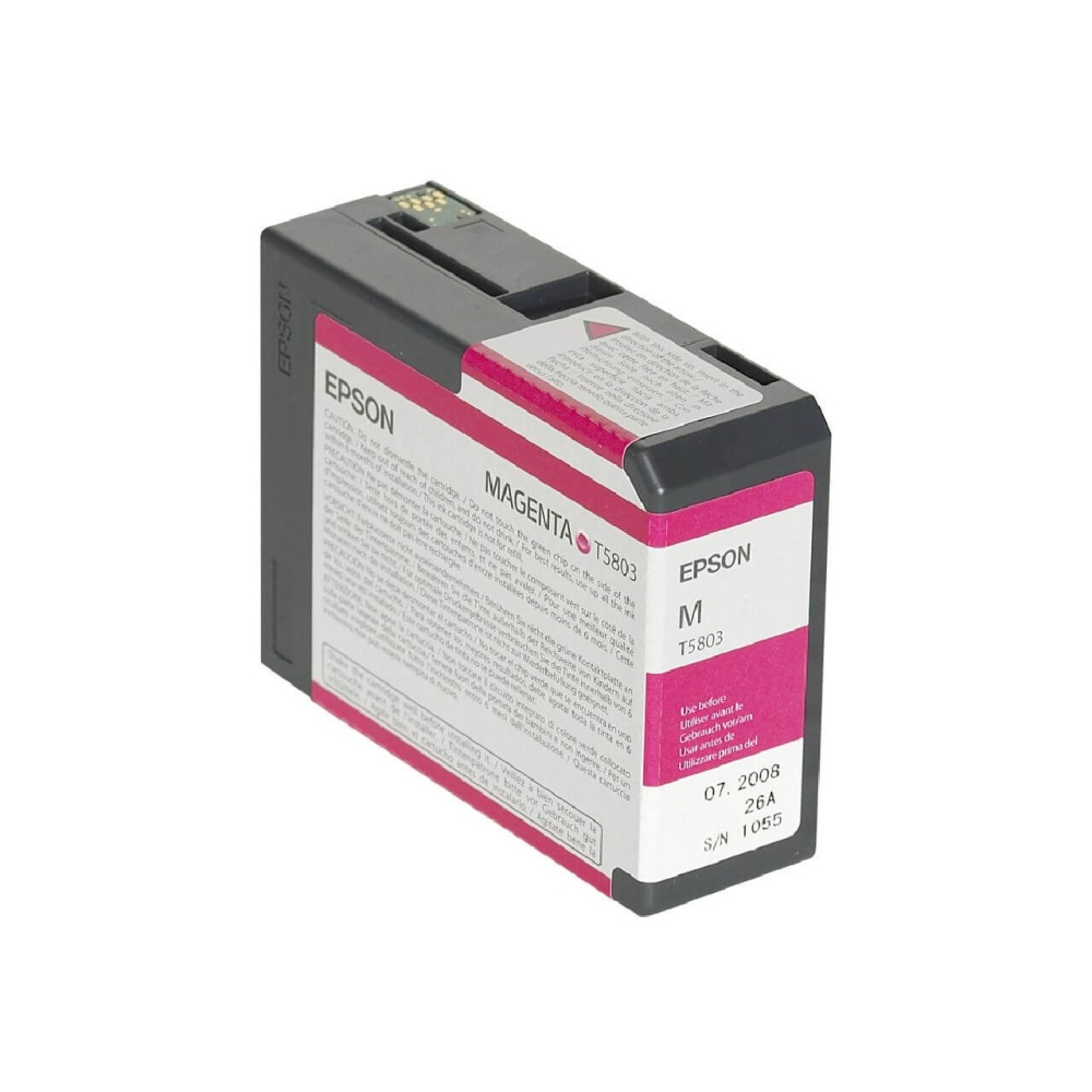 Original Epson Tintenpatrone C13T580300 / T5803 Magenta