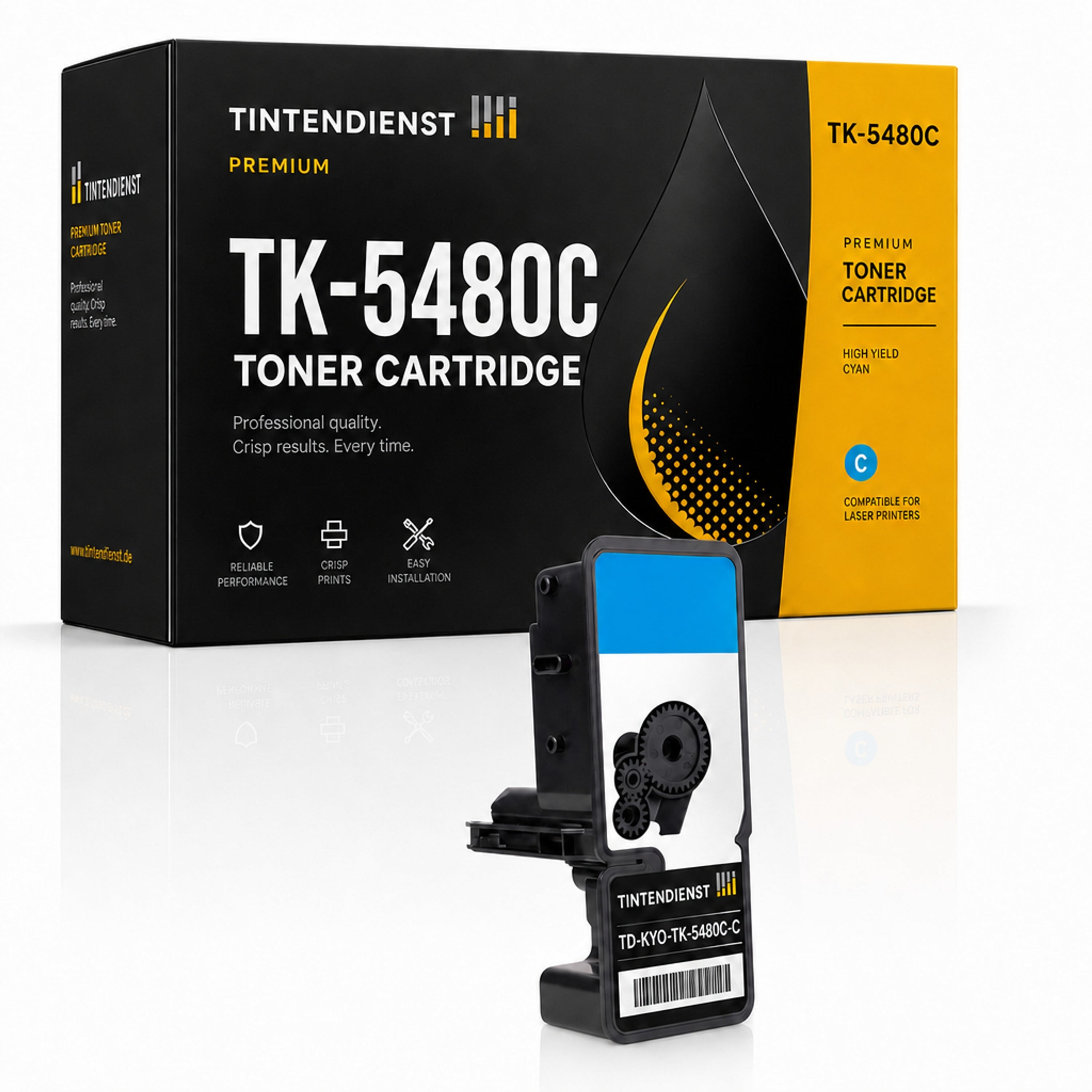 Toner kompatibel zu Kyocera TK-5480C, cyan