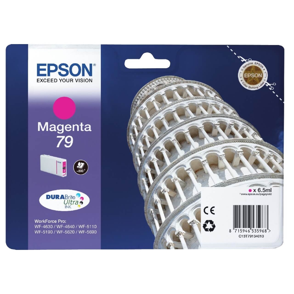 Original Epson Tintenpatrone C13T79134010 / 79 Magenta