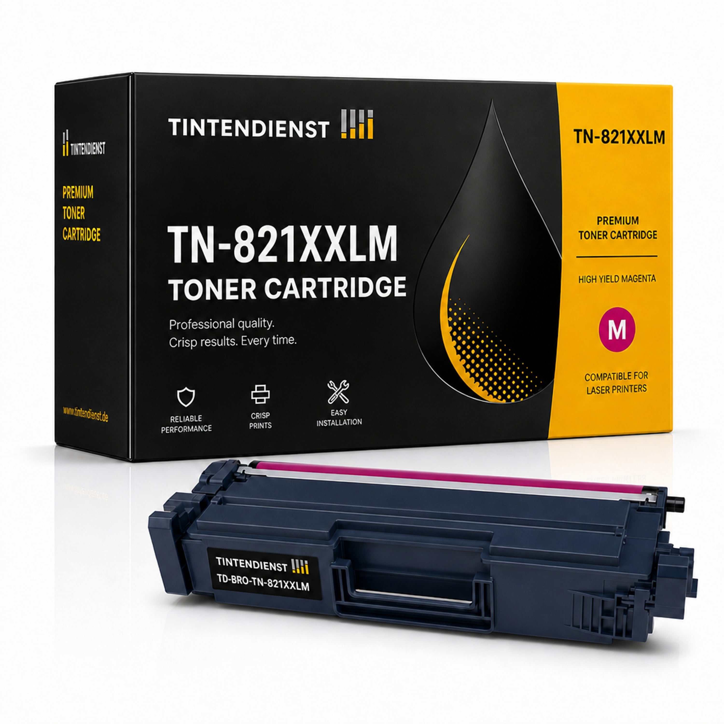Toner kompatibel zu Brother TN-821XXLM, magenta