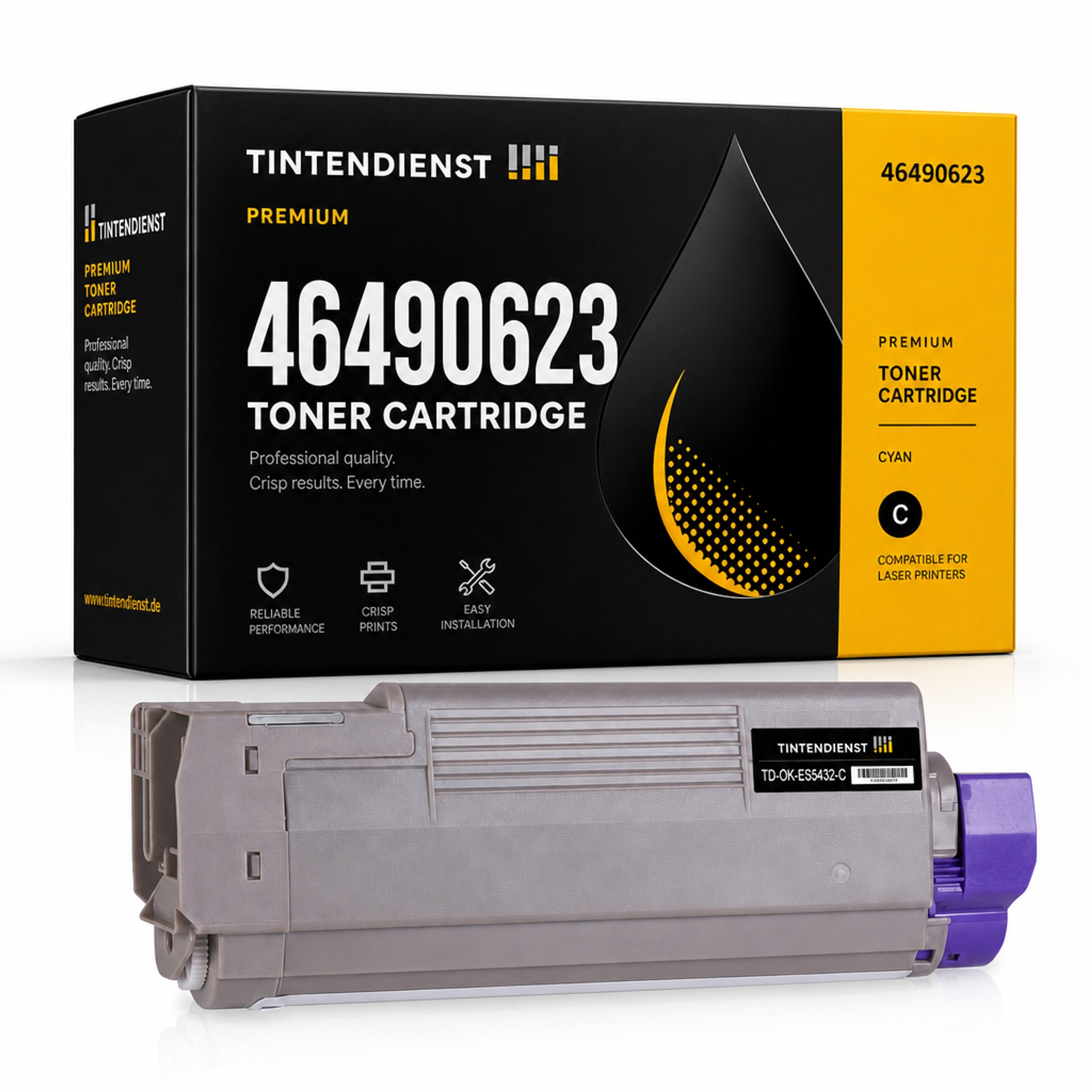 Toner kompatibel zu OKI 46490623, cyan