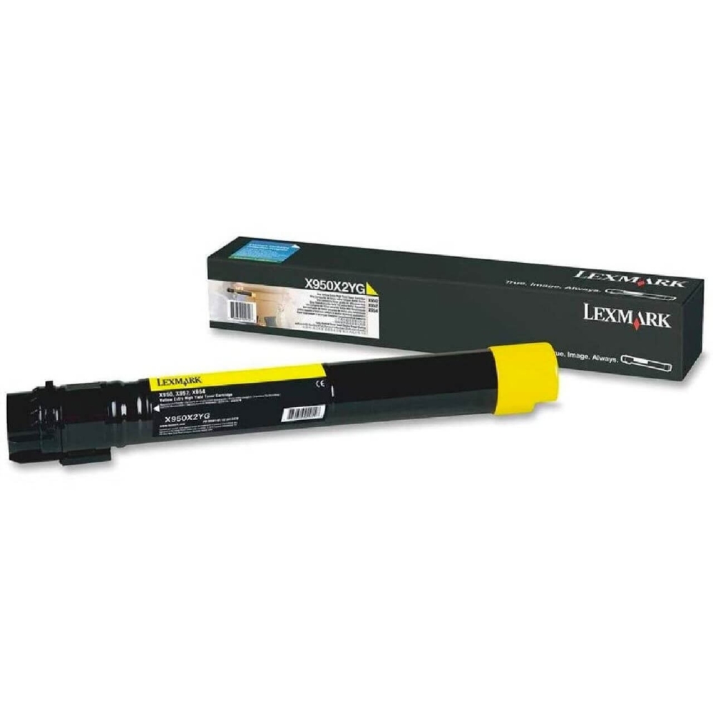 Original Lexmark Toner X950X2YG Gelb