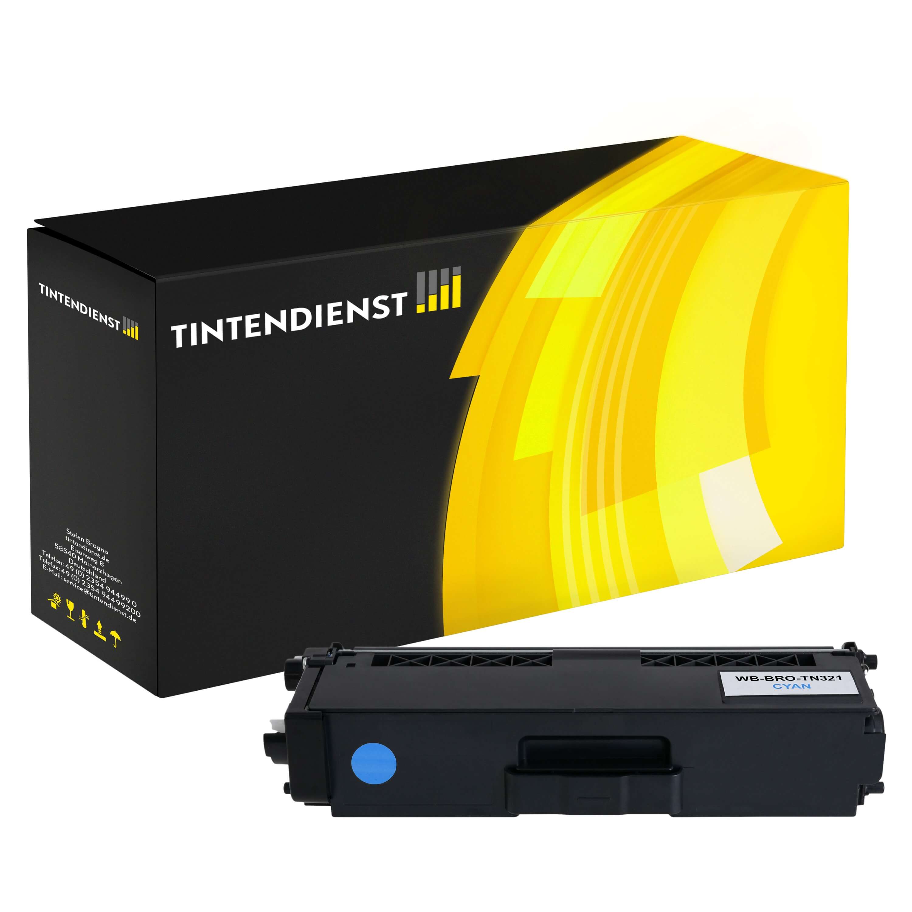 Toner kompatibel zu Brother TN-321C, cyan