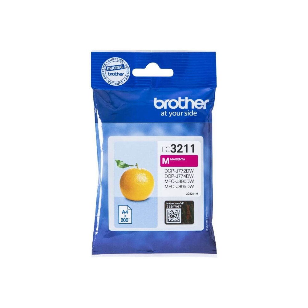 Original Brother Tintenpatrone LC-3211M Magenta