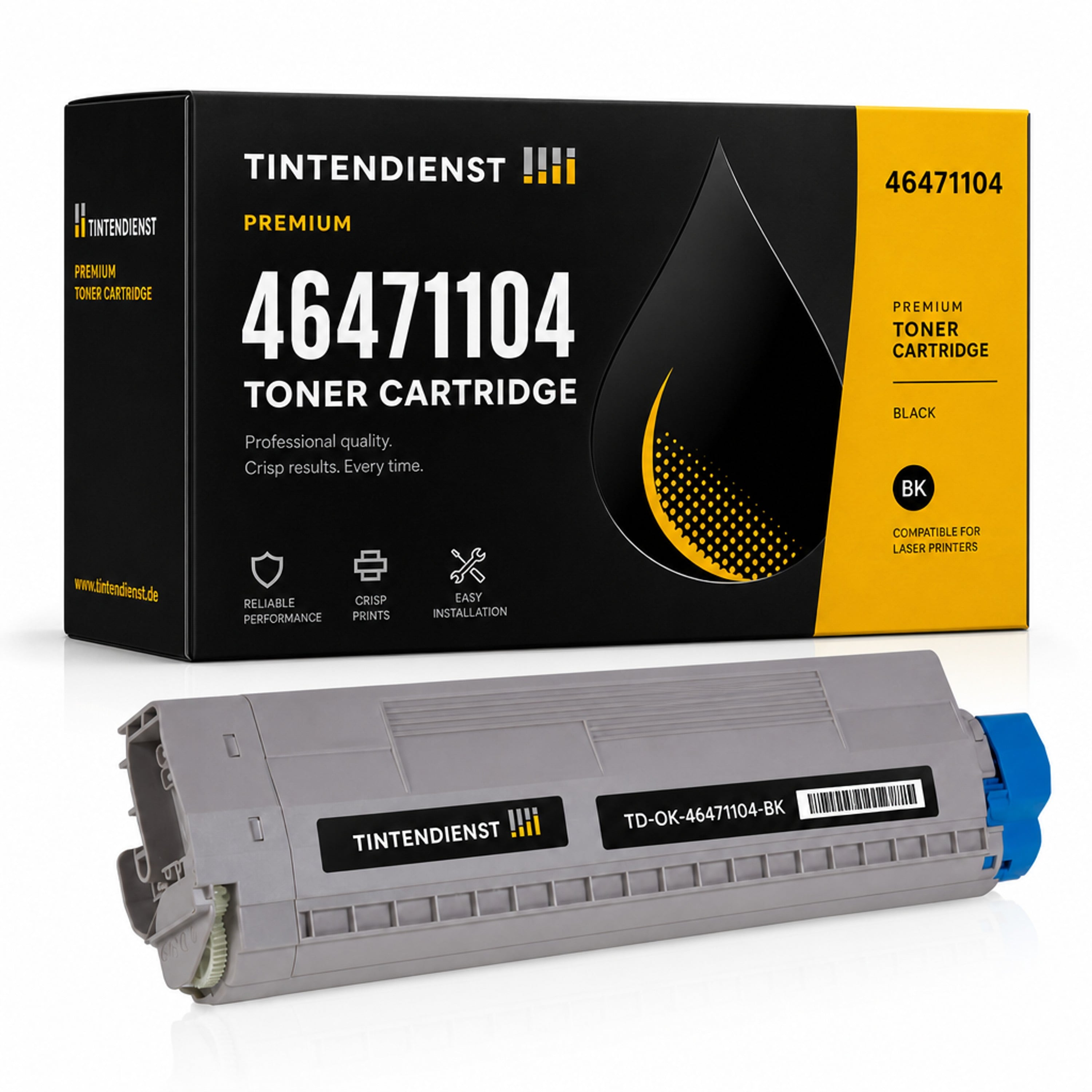 Toner kompatibel zu OKI 46471104, schwarz