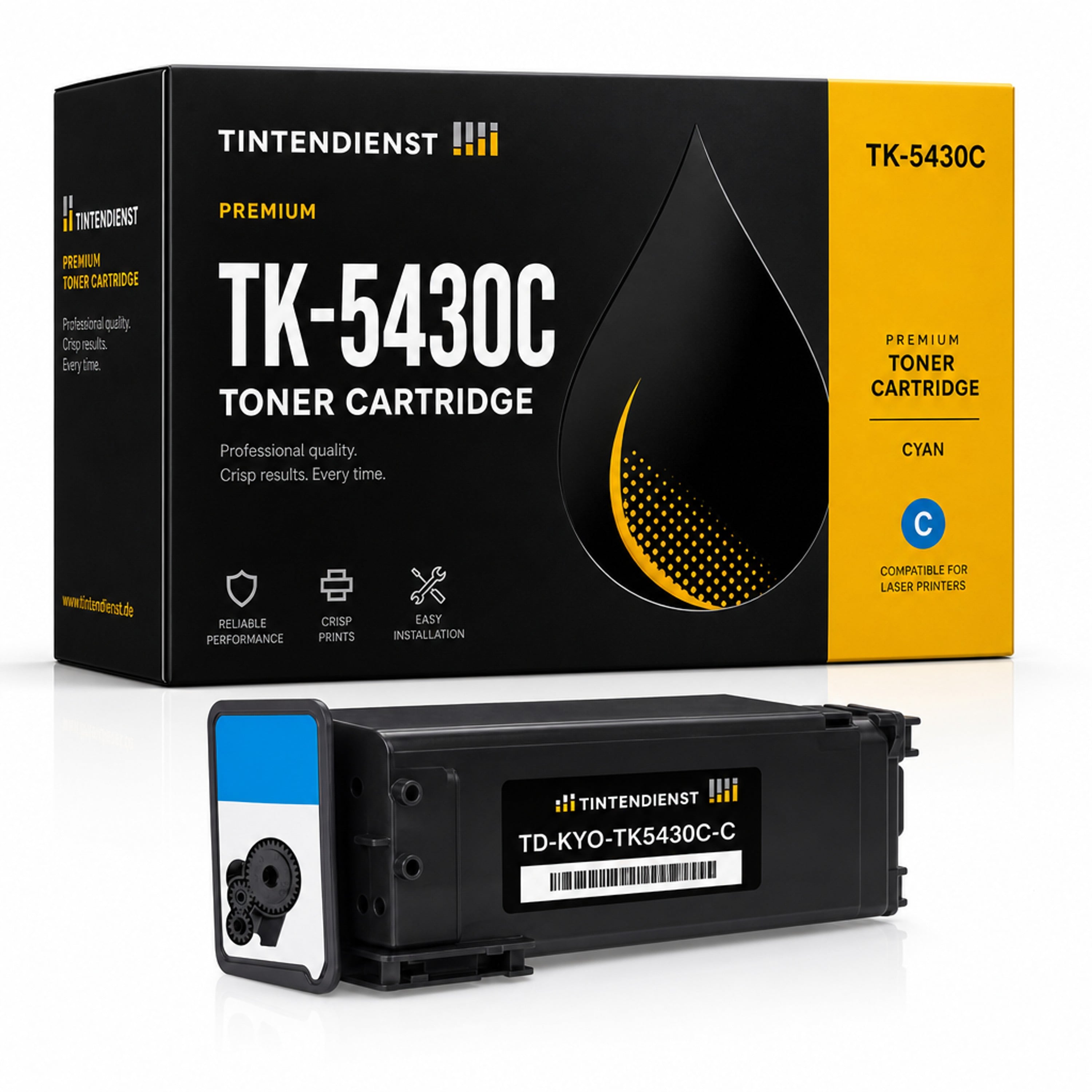 Toner kompatibel zu Kyocera TK-5430C, cyan