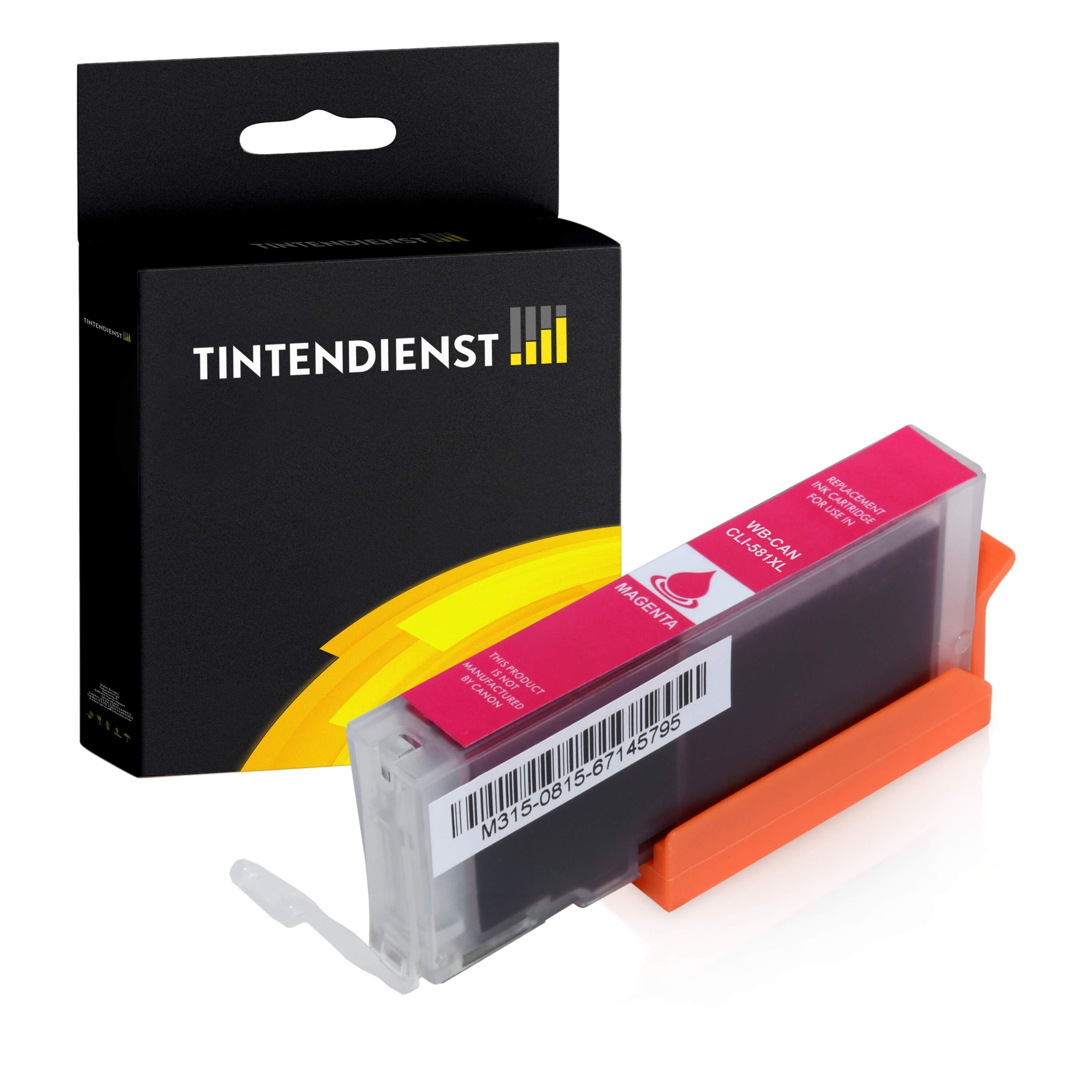 Tintendienst kompatibel für Canon Tintenpatrone 2104C001 / CLI-581M Magenta