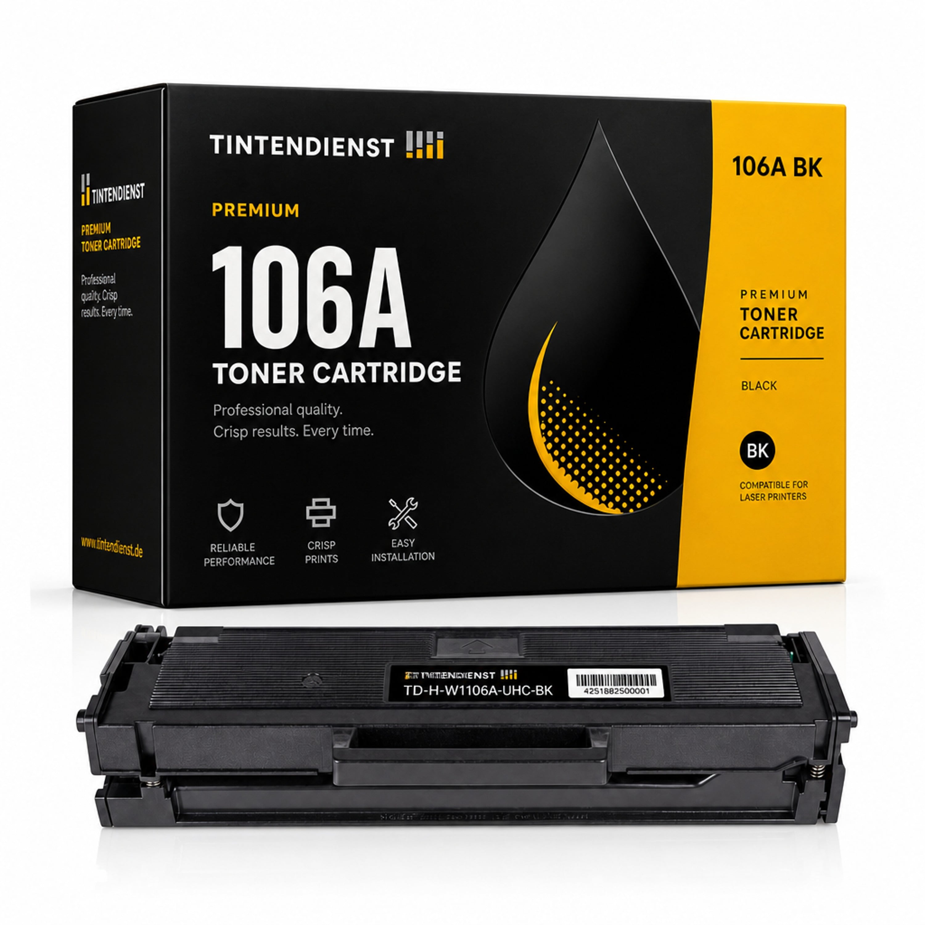 Toner kompatibel zu HP 106A XXL, schwarz