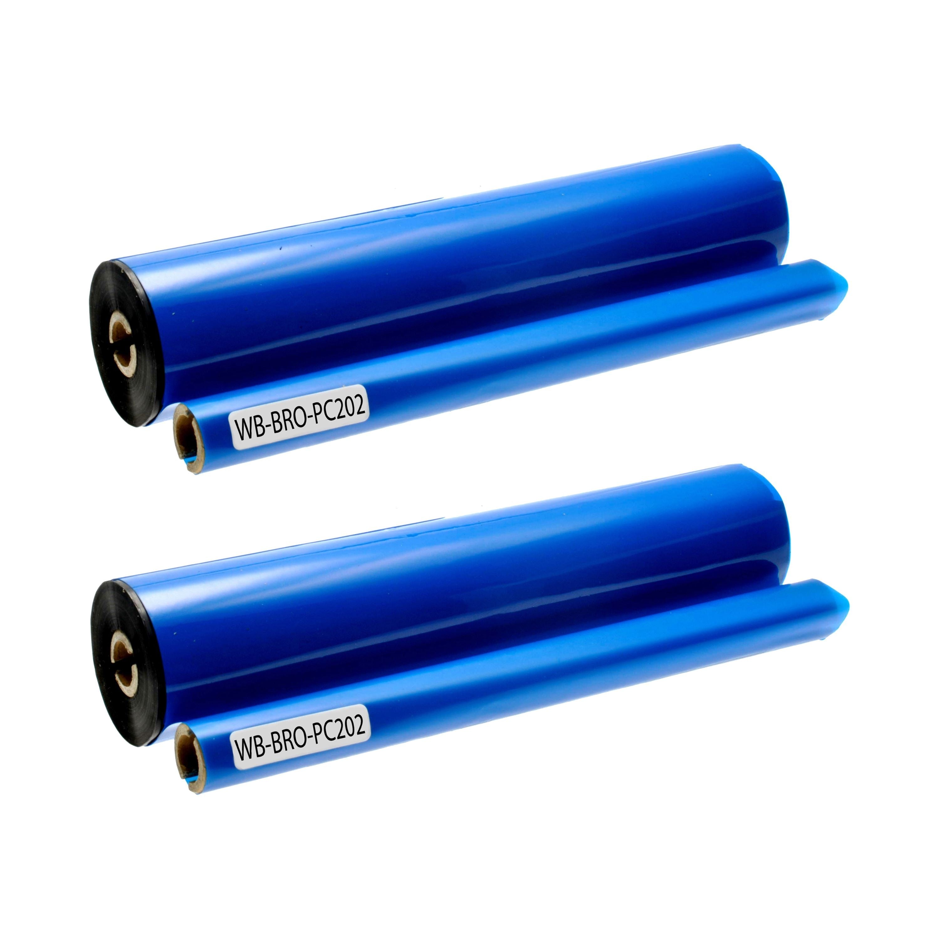 Multipack - Thermorolle ersetzt Brother PC-204RF, 4 Thermorollen