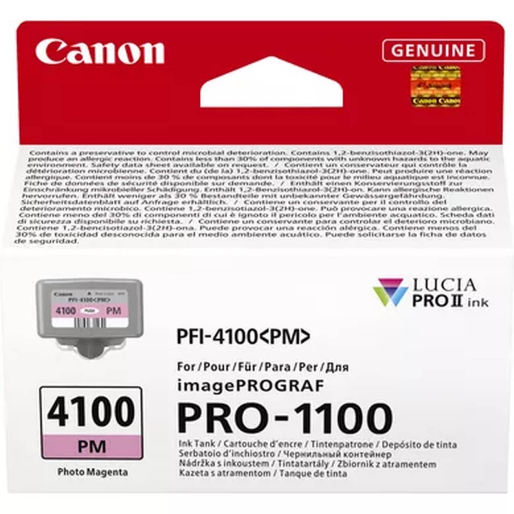 Original Canon Tintenpatrone 6782C001 / PFI-4100PM Photo Magenta