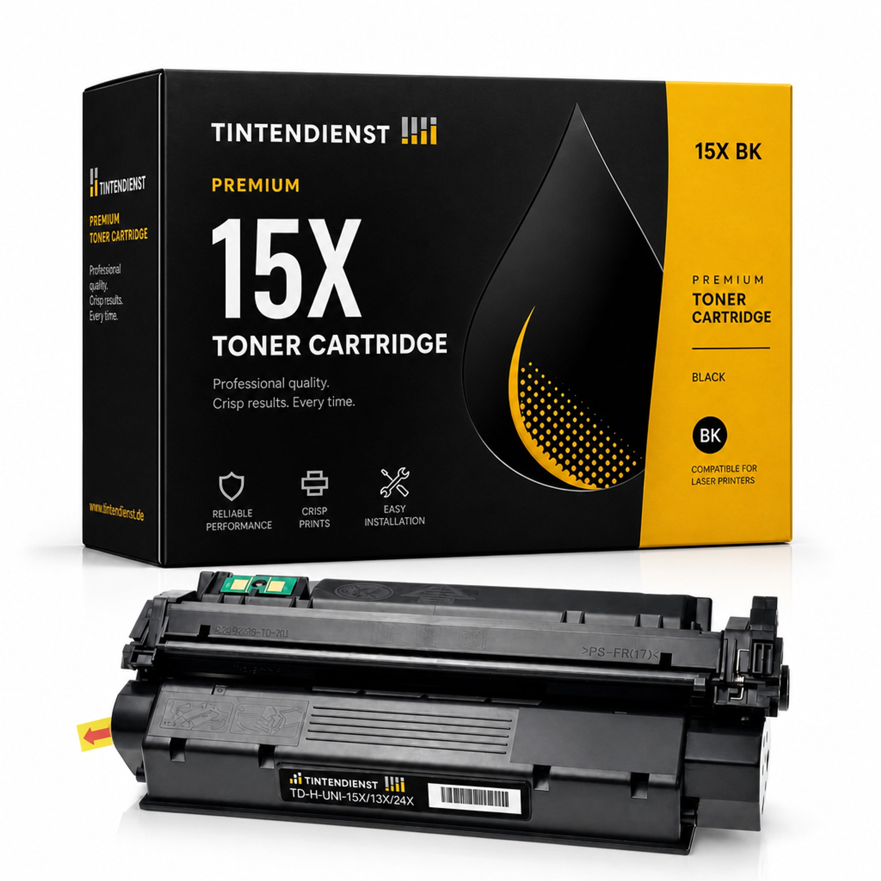 Toner kompatibel zu HP 15X XL, schwarz
