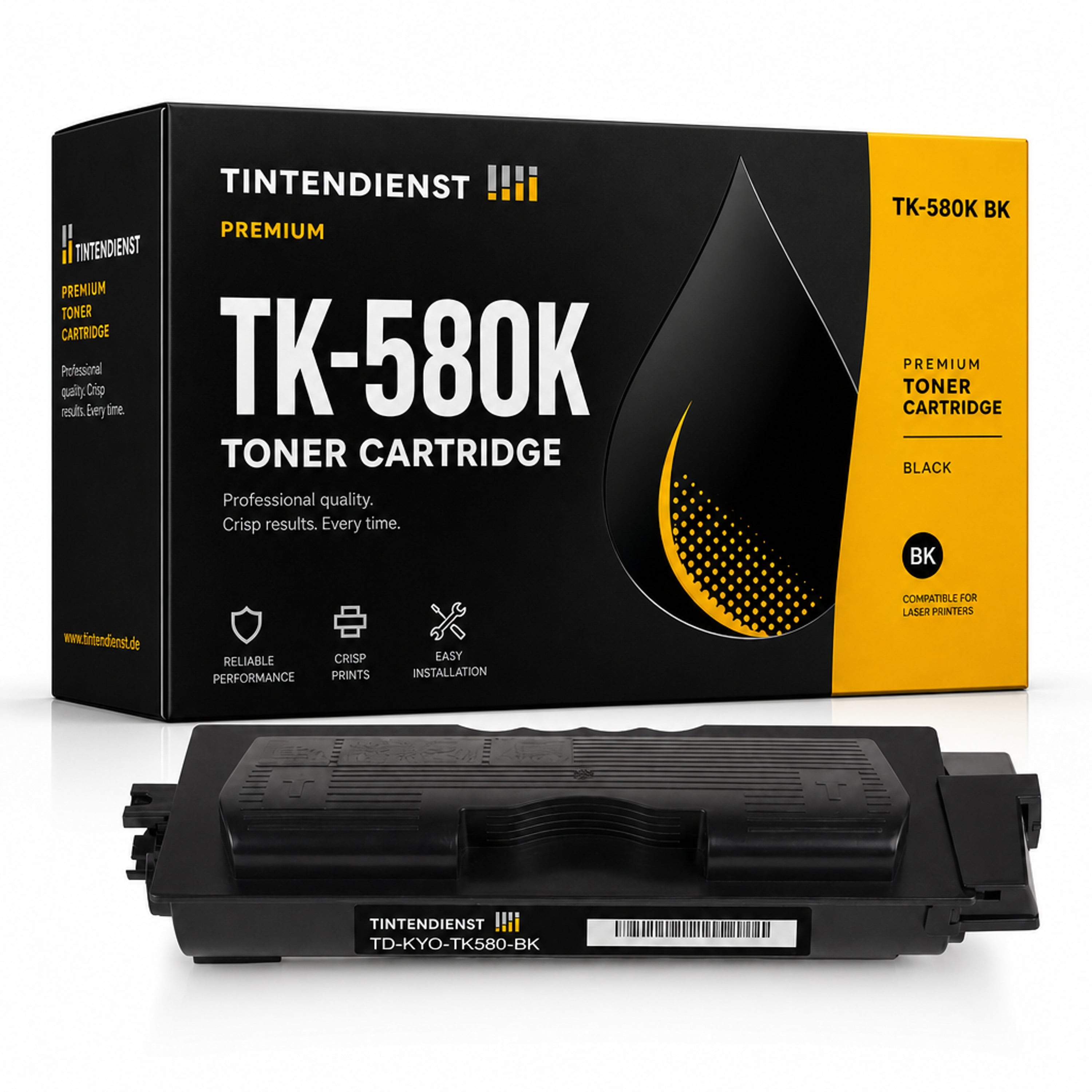 Toner kompatibel zu Kyocera TK-580K, schwarz