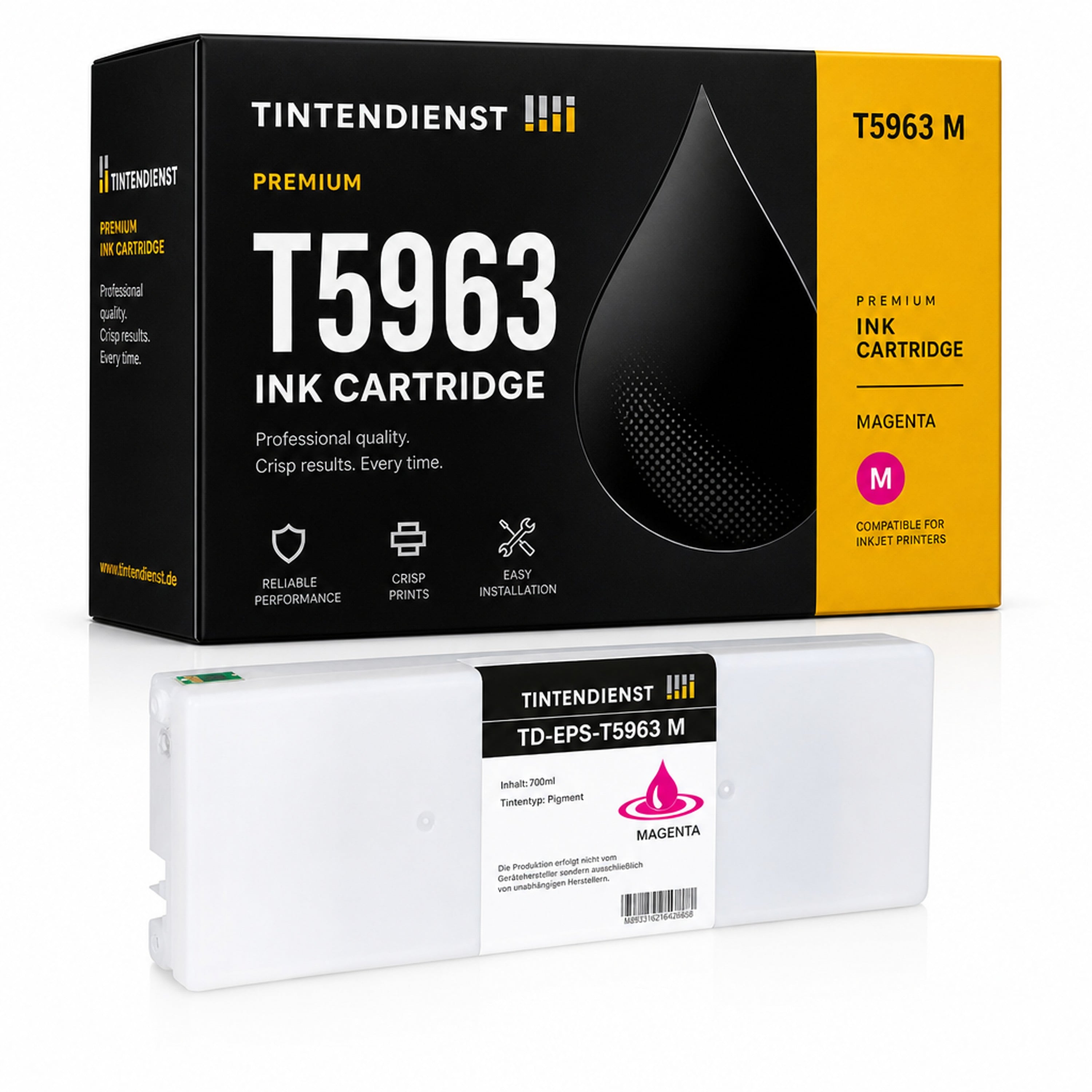 Druckerpatrone kompatibel zu Epson T5963, magenta