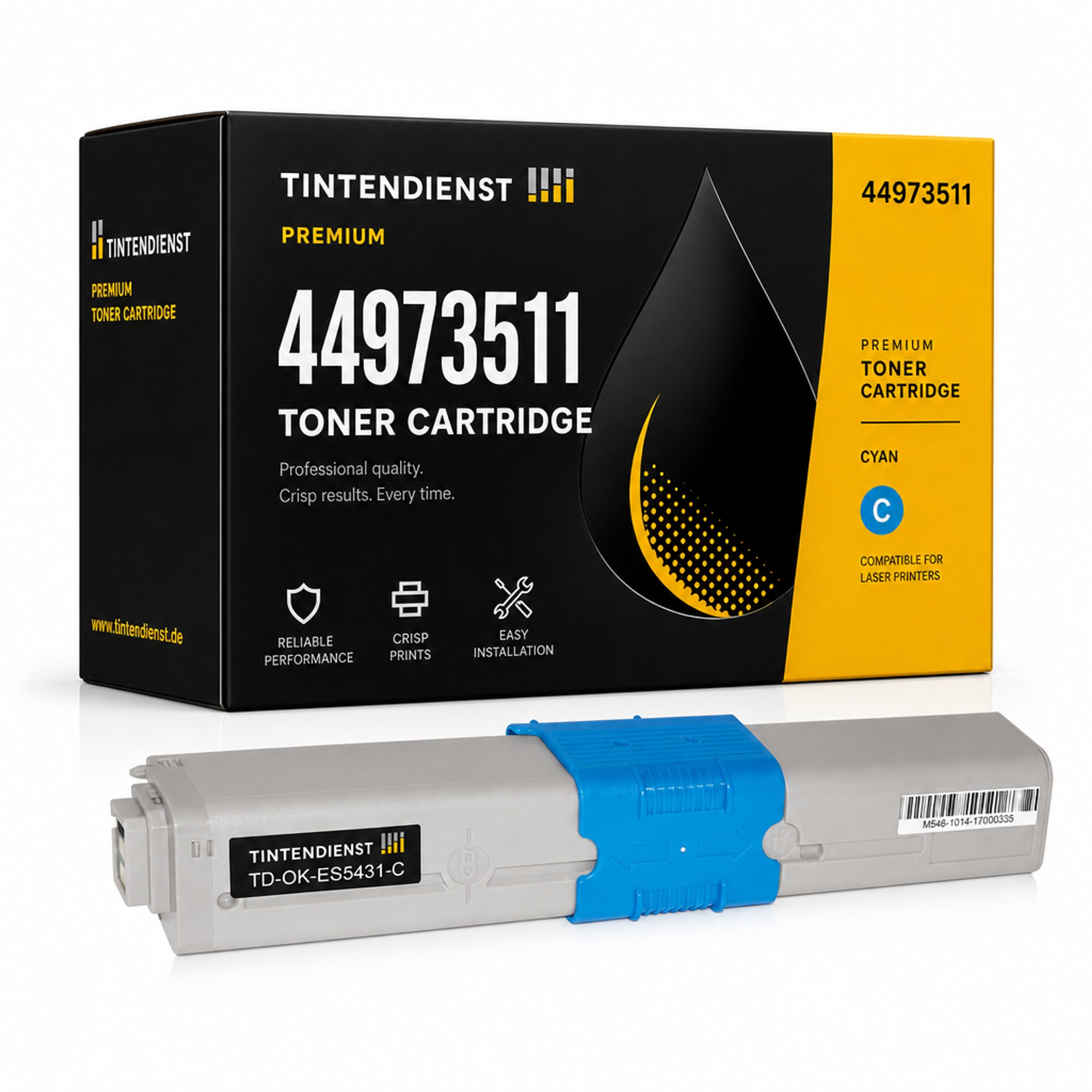 Toner kompatibel zu OKI 44973511, cyan