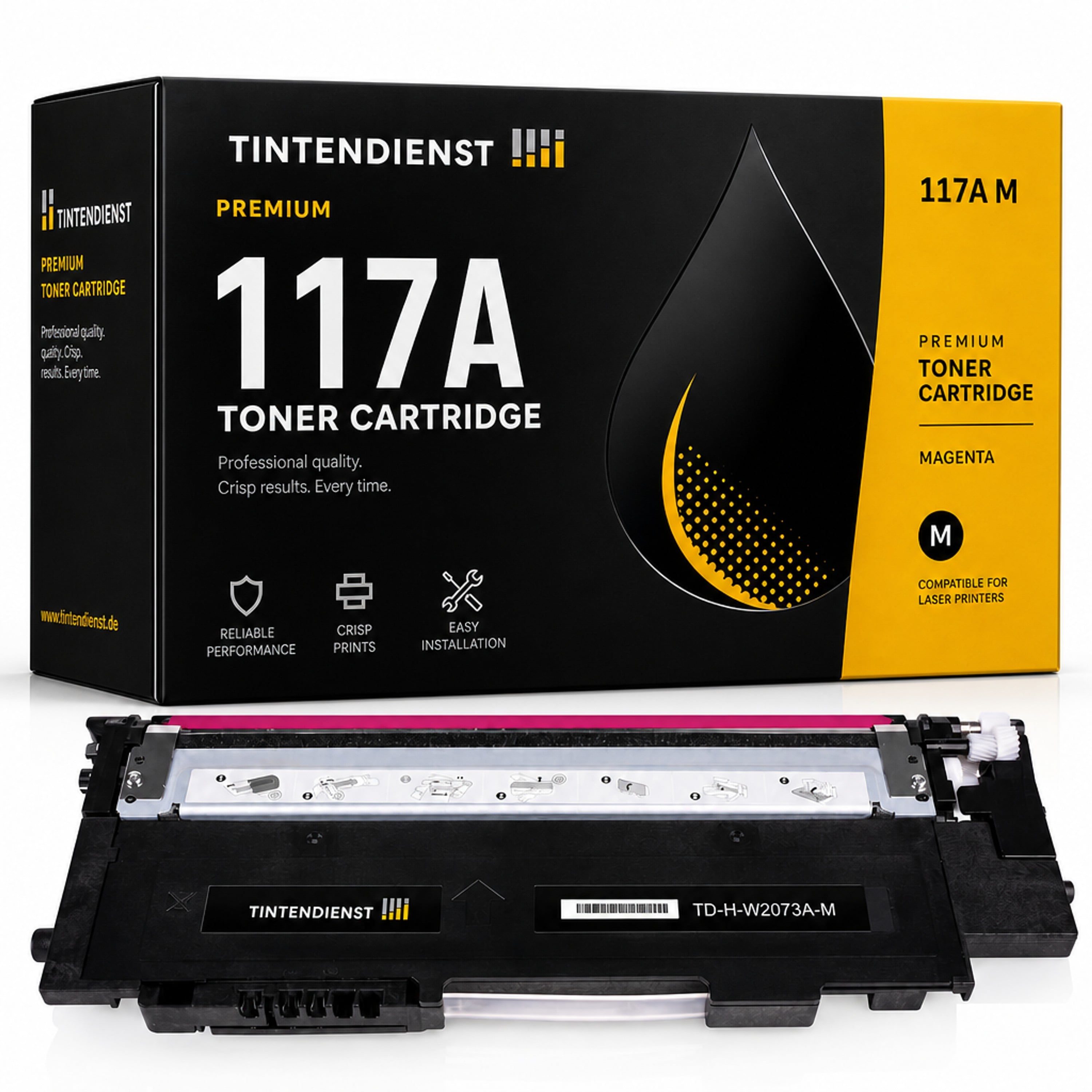 Toner kompatibel zu HP 117A XL, magenta