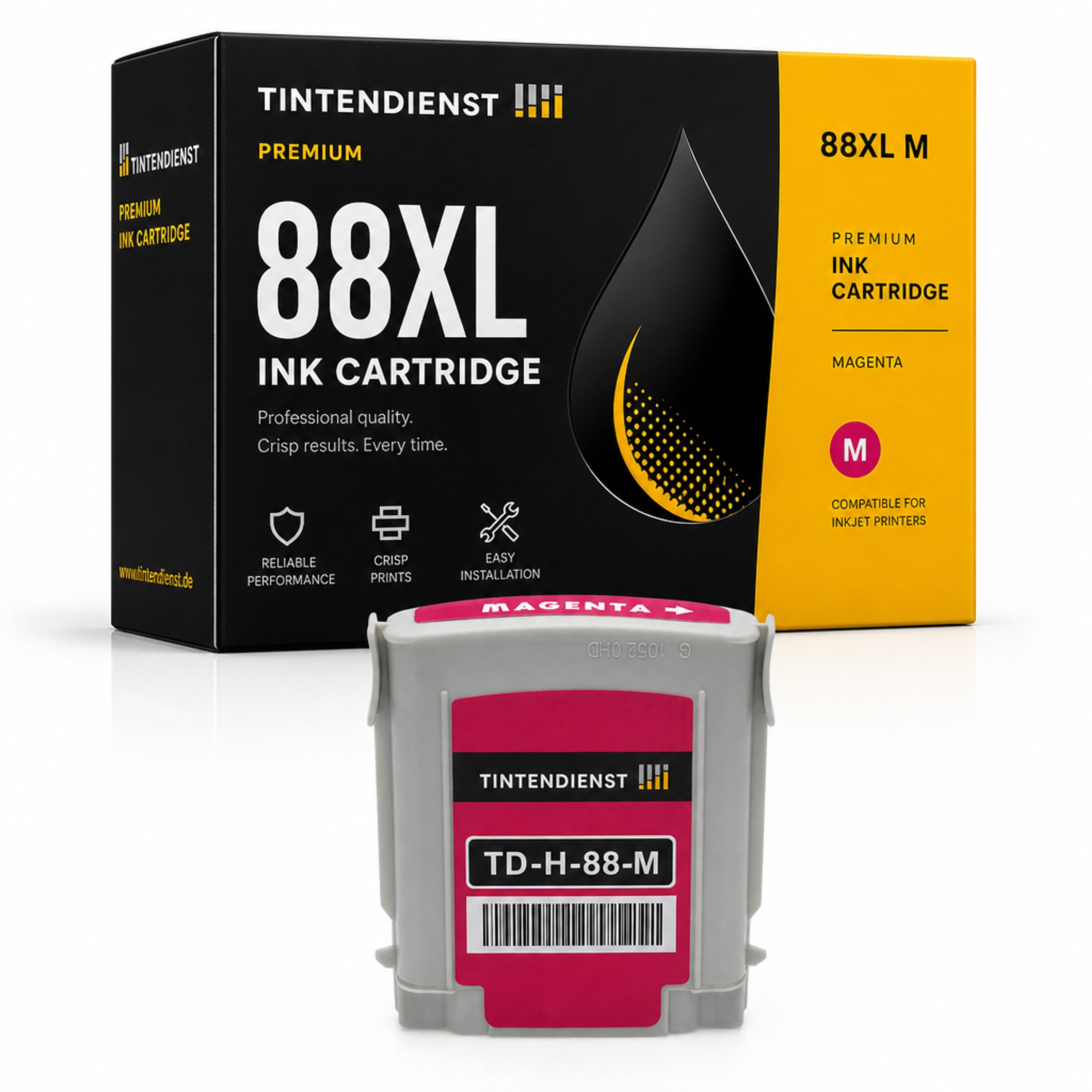 Druckerpatrone kompatibel zu HP 88XL, magenta