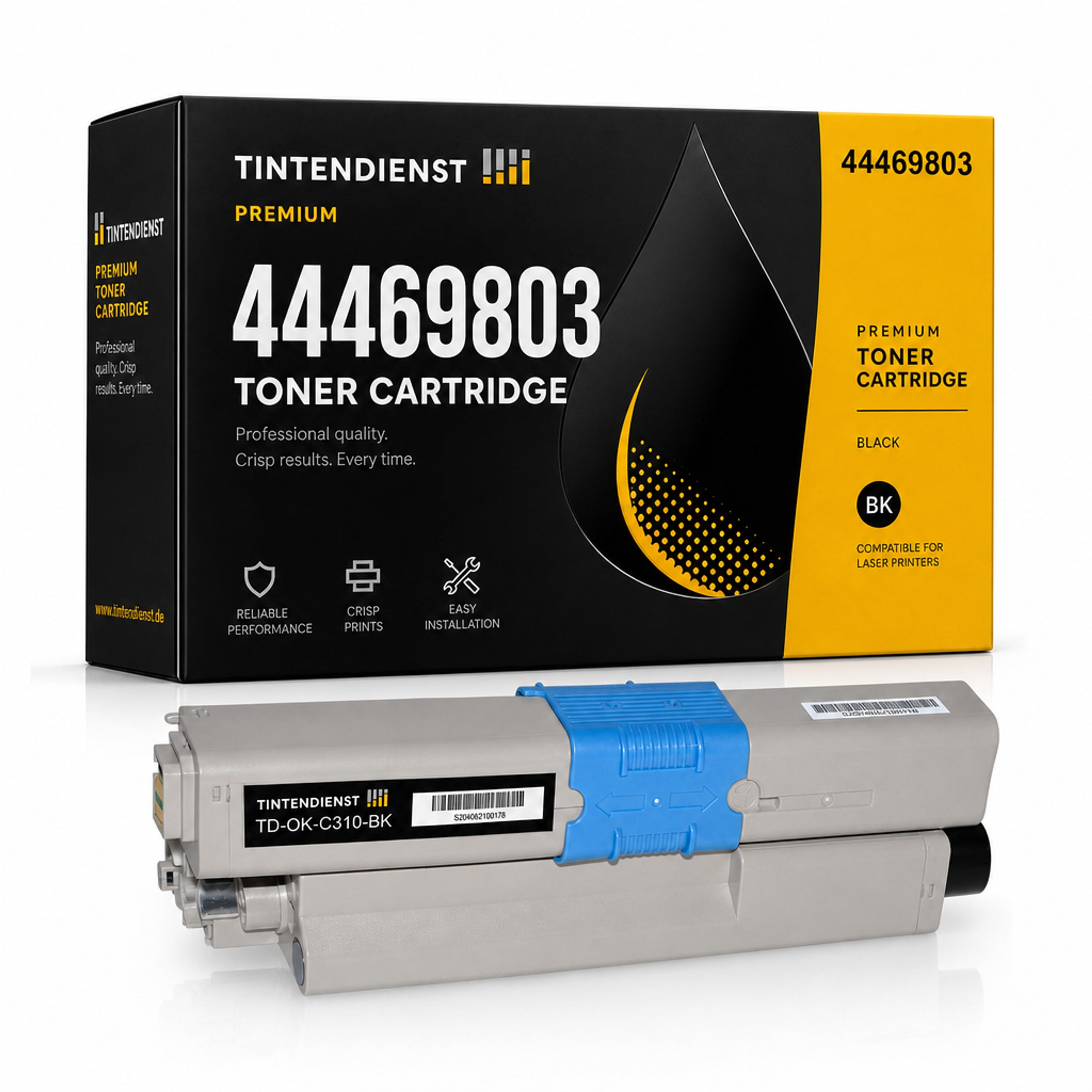 Toner kompatibel zu OKI 44469803, schwarz