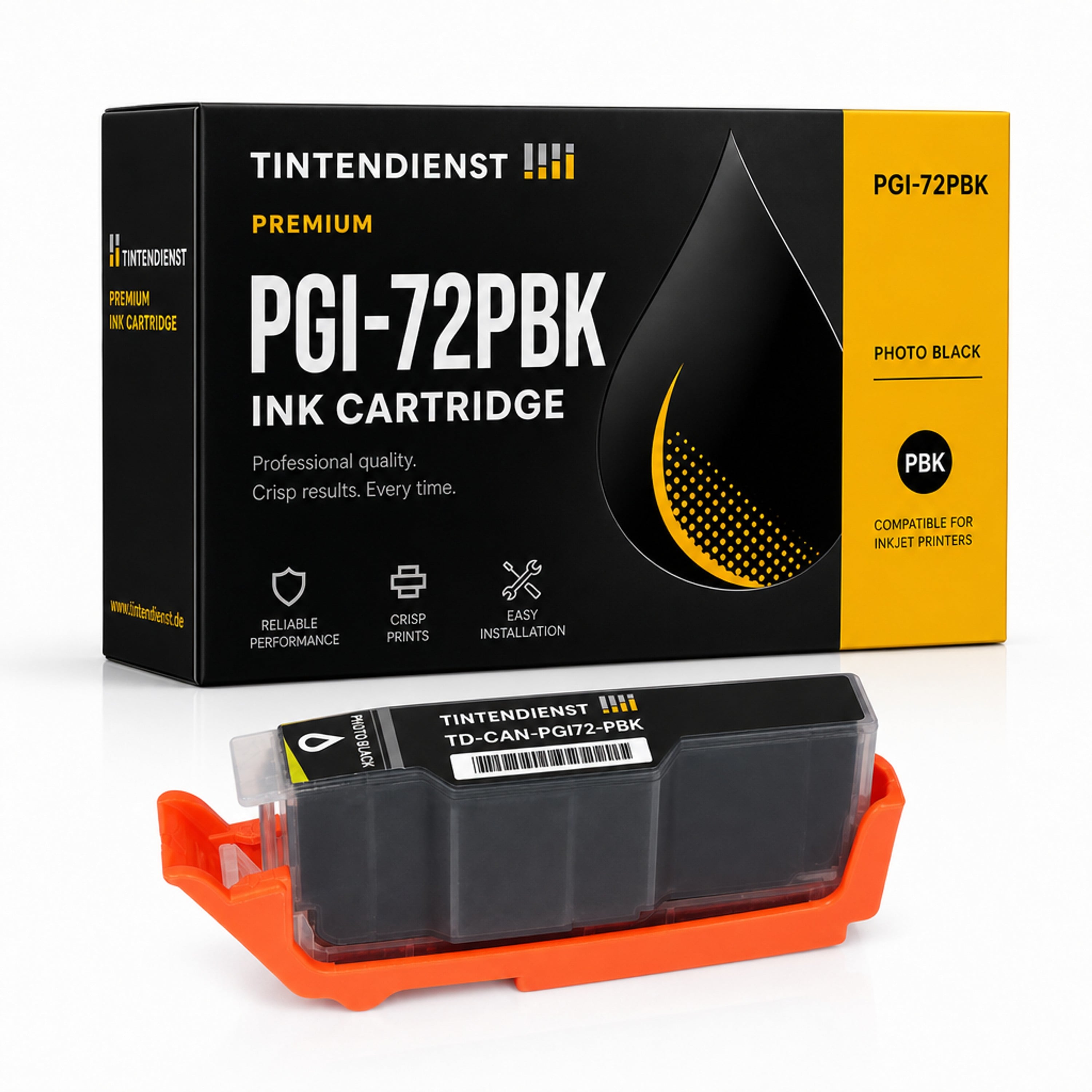 Druckerpatrone kompatibel zu Canon PGI-72PBK, photo schwarz