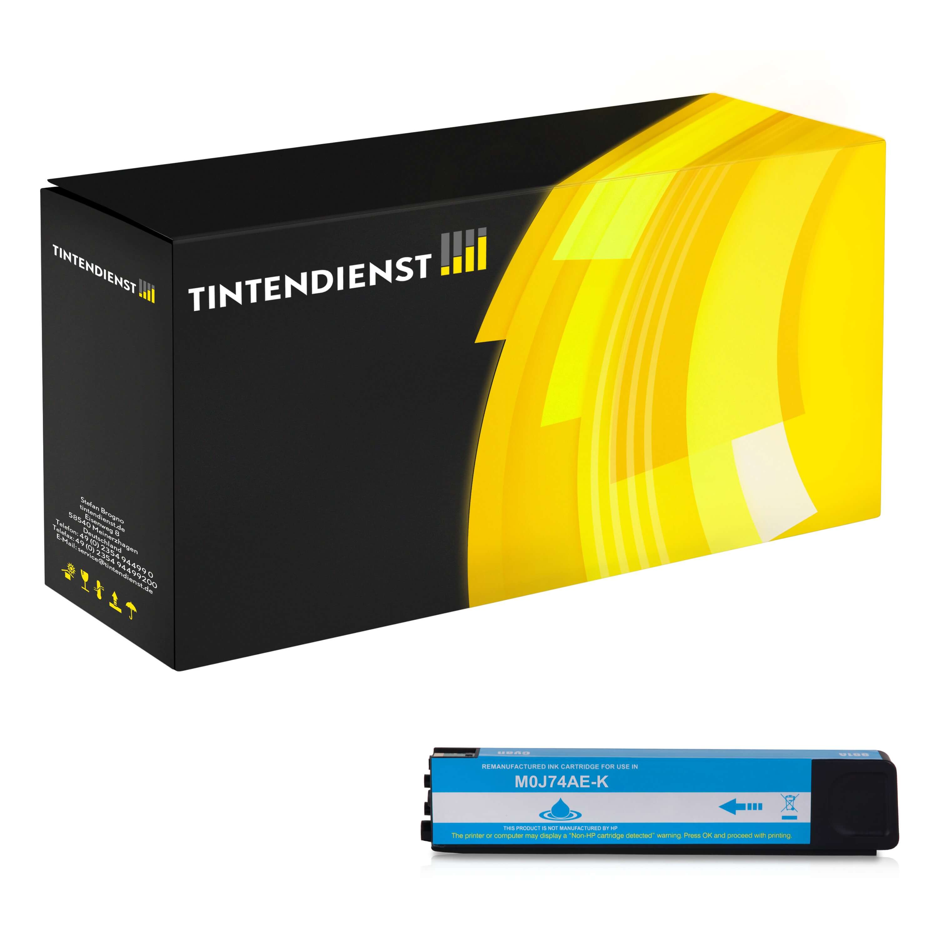 Druckerpatrone kompatibel zu HP 991X, cyan