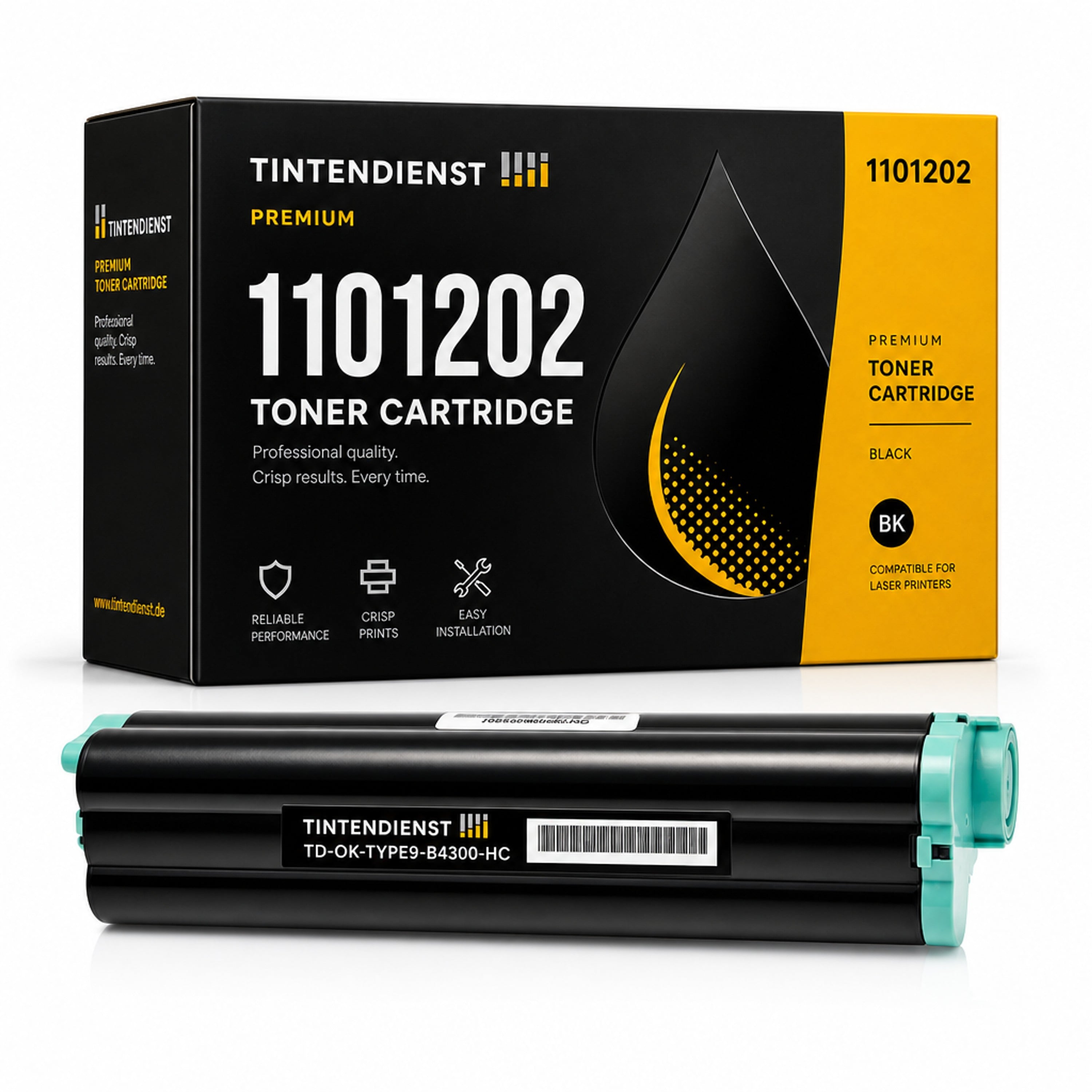 Toner kompatibel zu OKI 1101202, schwarz