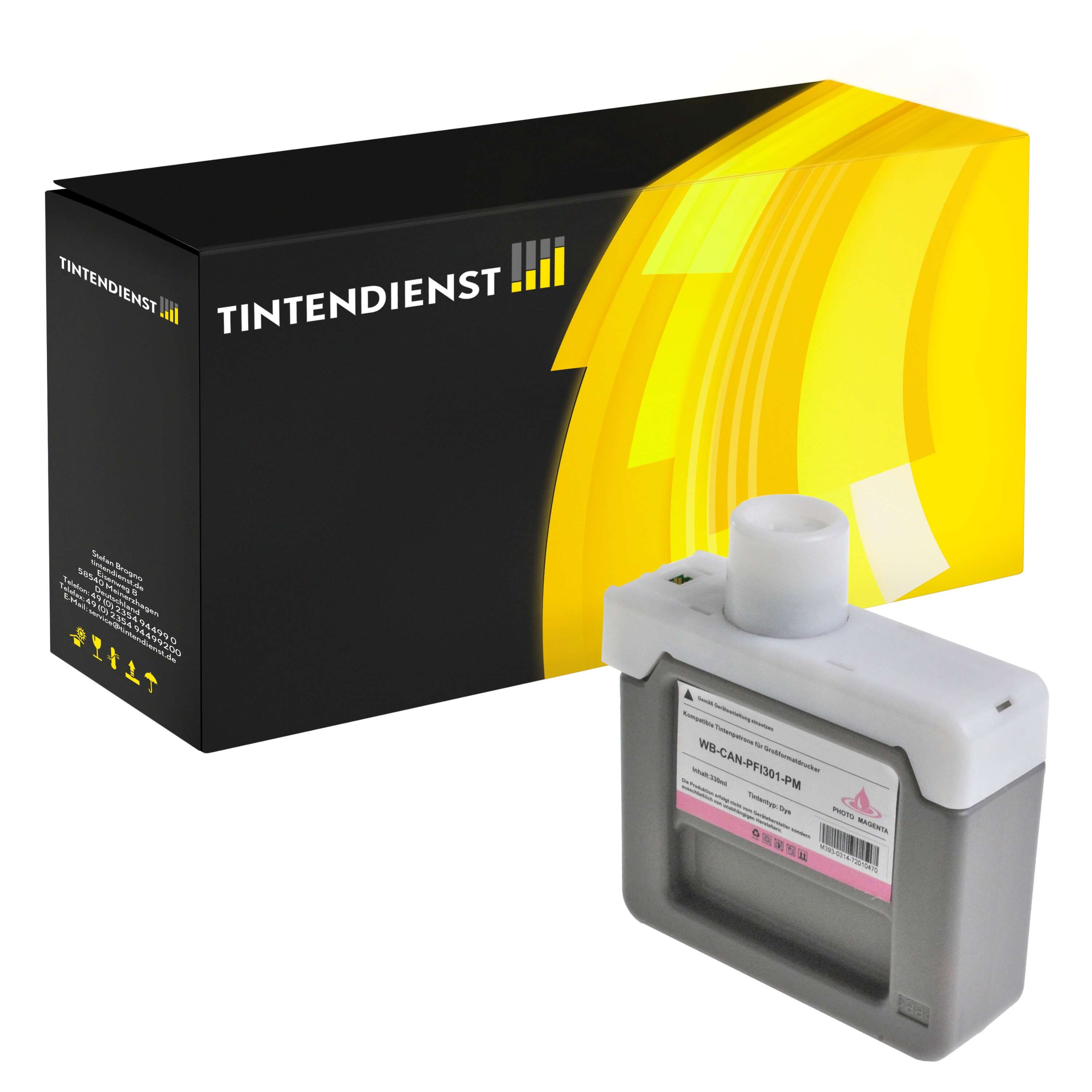 Canon PFI-301PM Druckerpatrone (1491B001) magenta – Tintendienst kompatibel