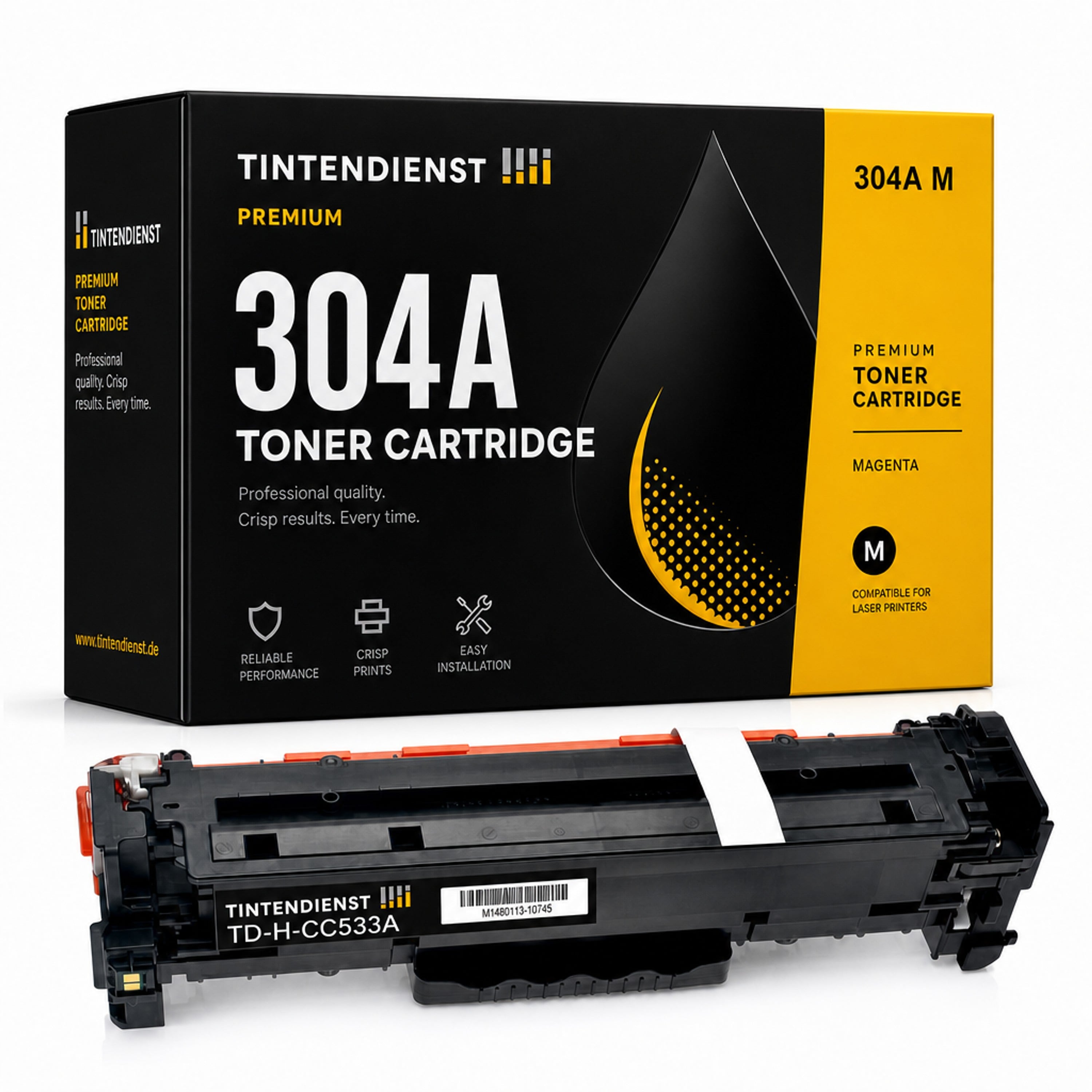 Toner kompatibel zu HP 304A, magenta