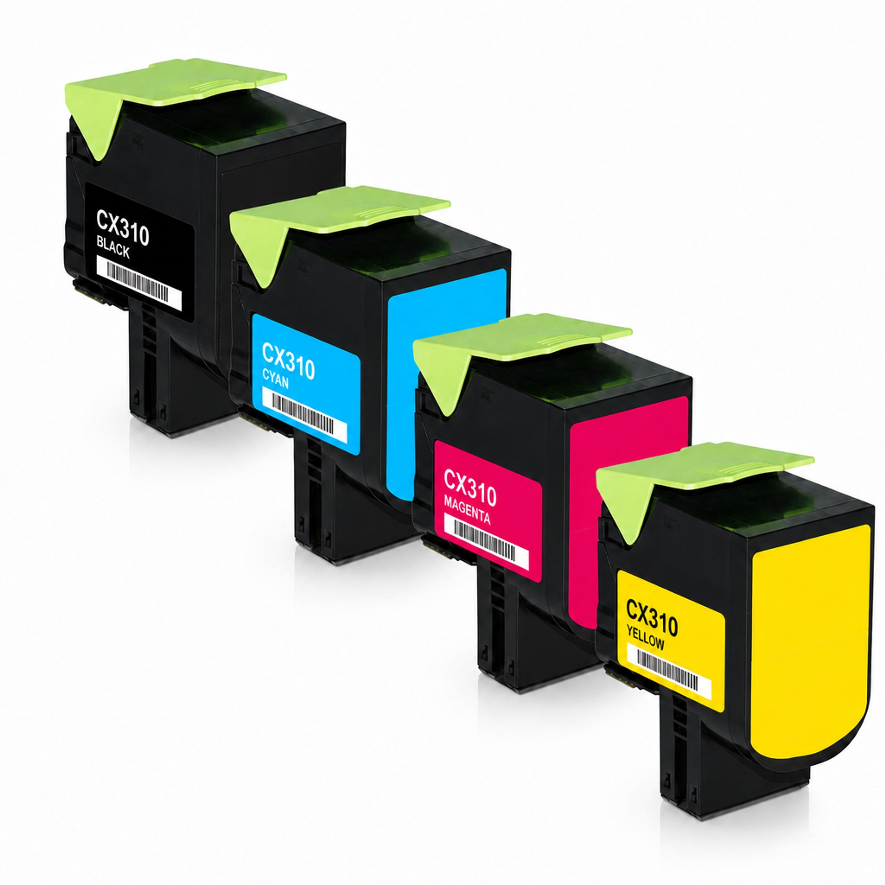Multipack - Toner ersetzt Lexmark 80C0S10, 4 Toner