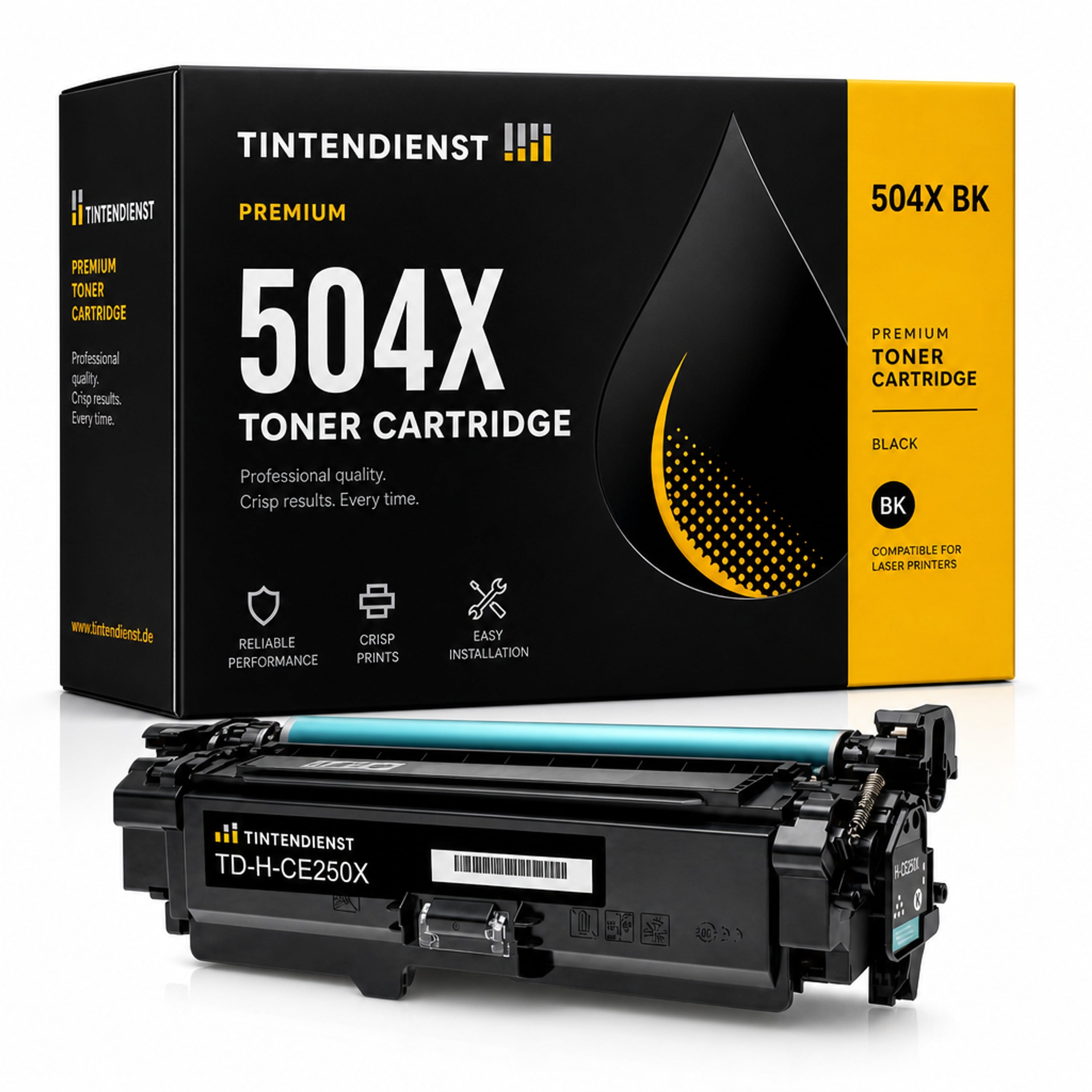Toner kompatibel zu HP 504X, schwarz
